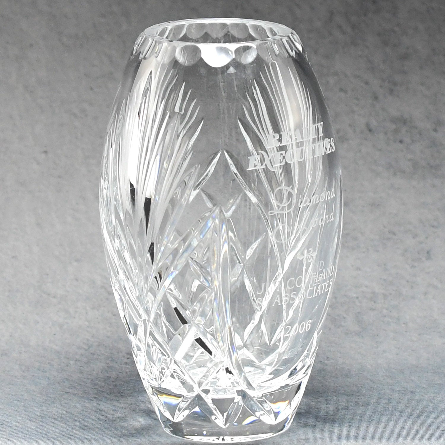 Lead Crystal Vase 5
