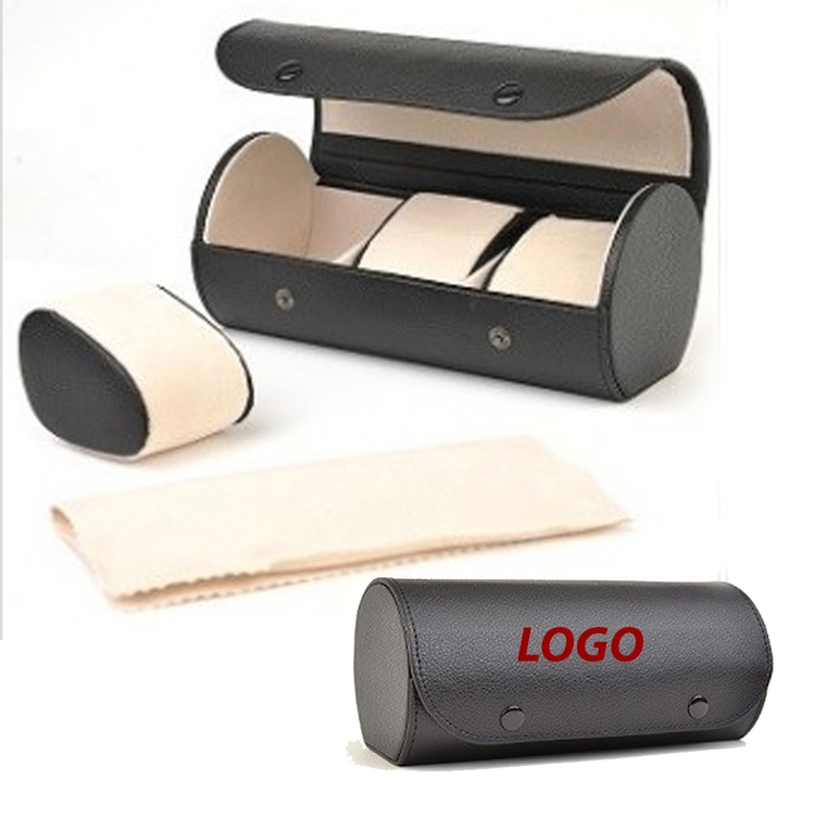 Leatherette 3 Watch Rolls 2