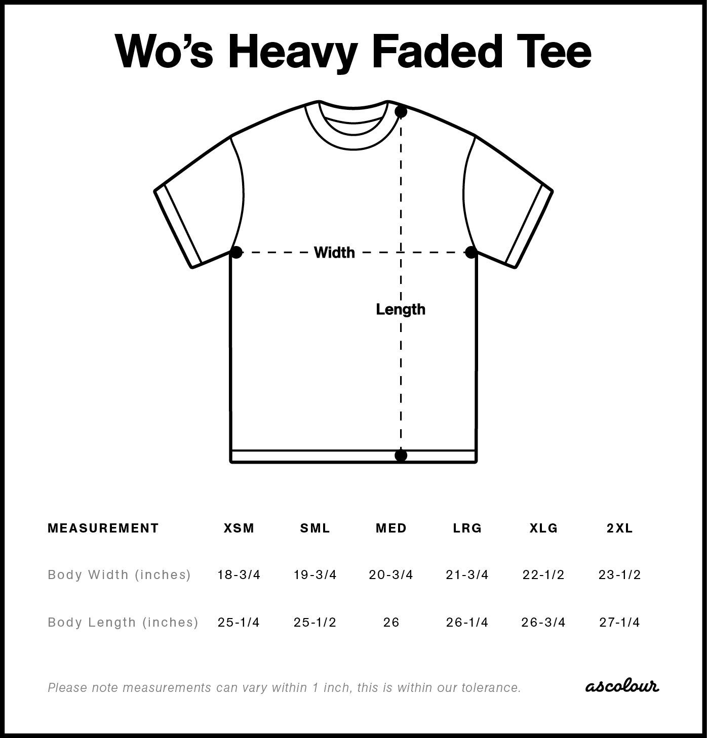 Wo's Heavy Faded Tee | 4082 33