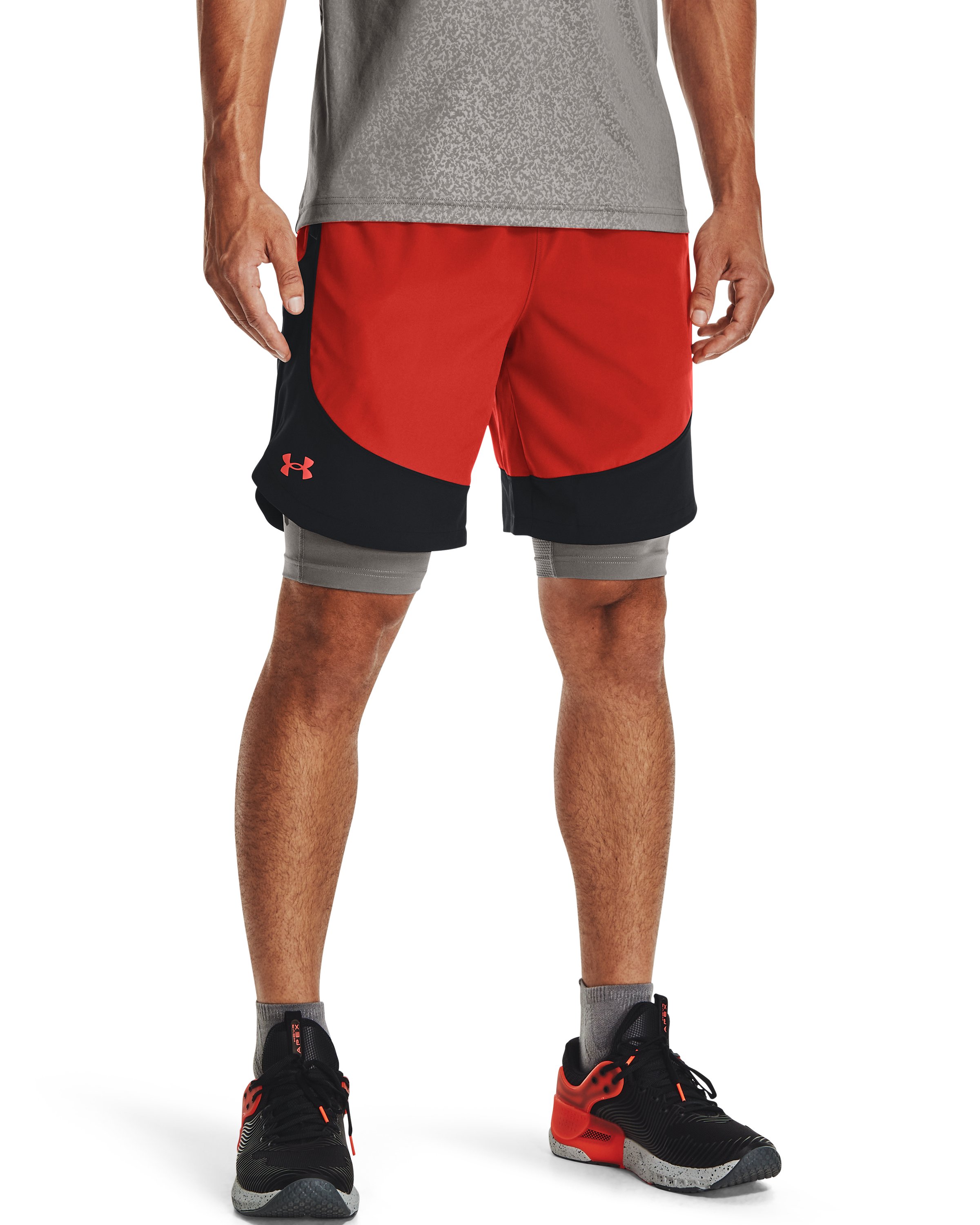 UA HIIT Woven Colorblock Men's Shorts 5