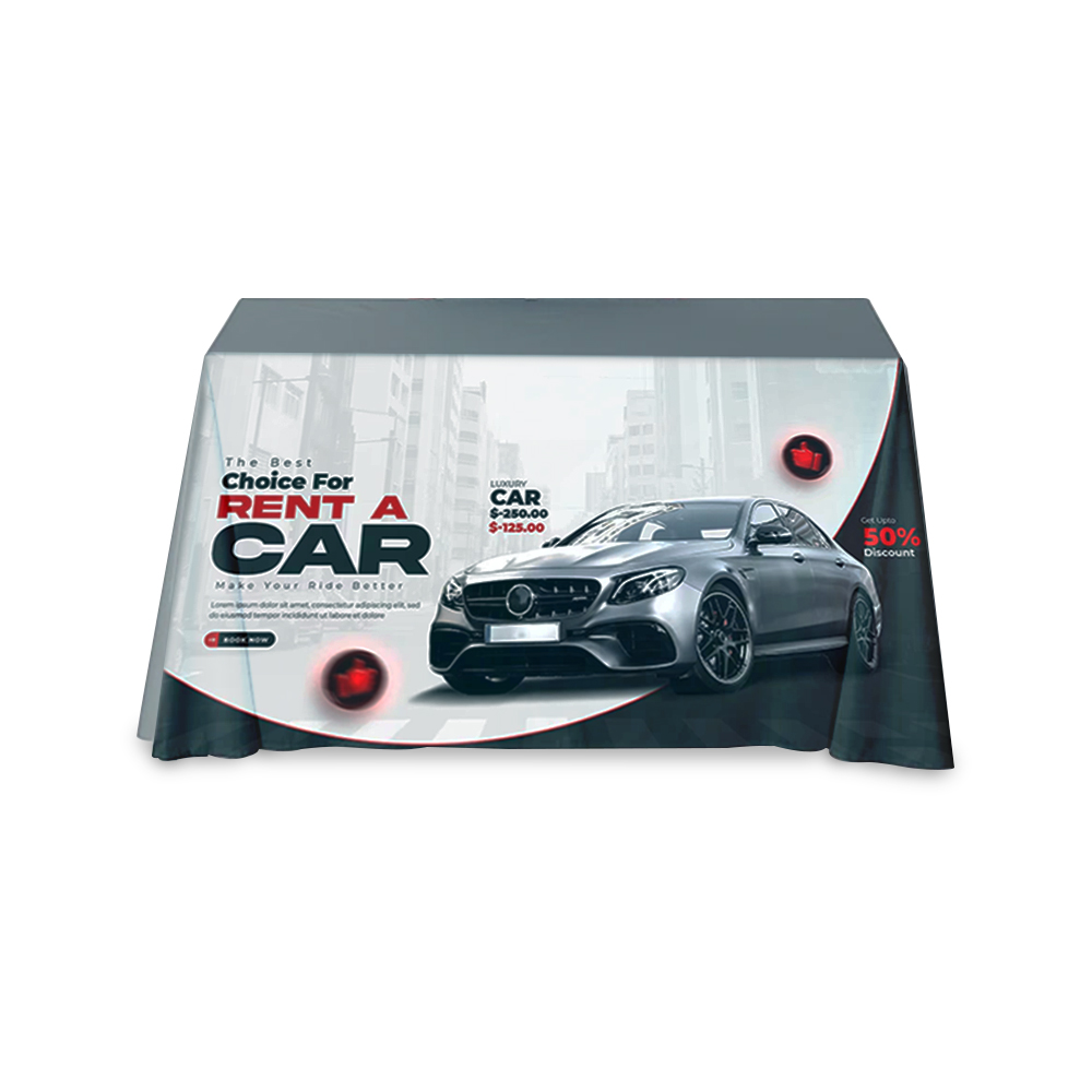 4' Monza™ Tablecloth, Dye Sublimation Print 2