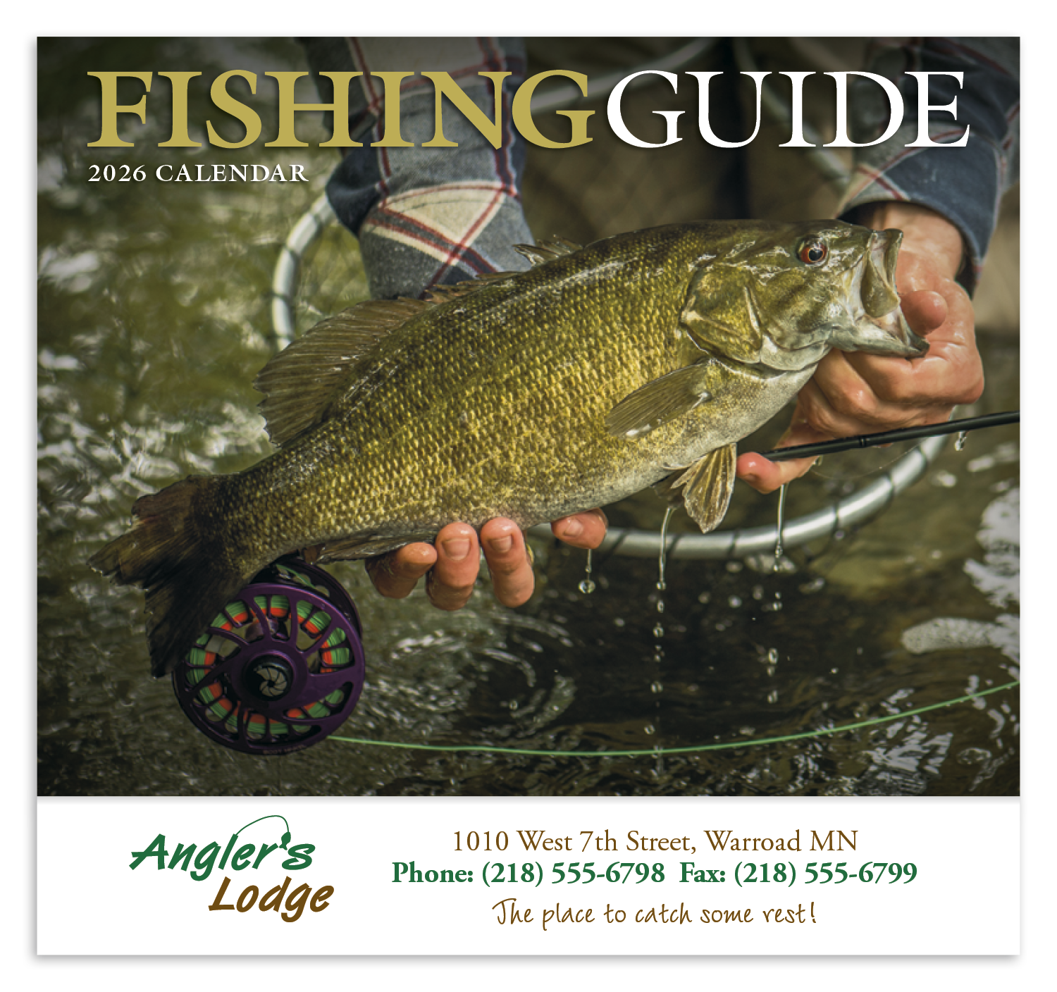HotLine® Products Fishing Guide Appointment Calendar - Stapled 60