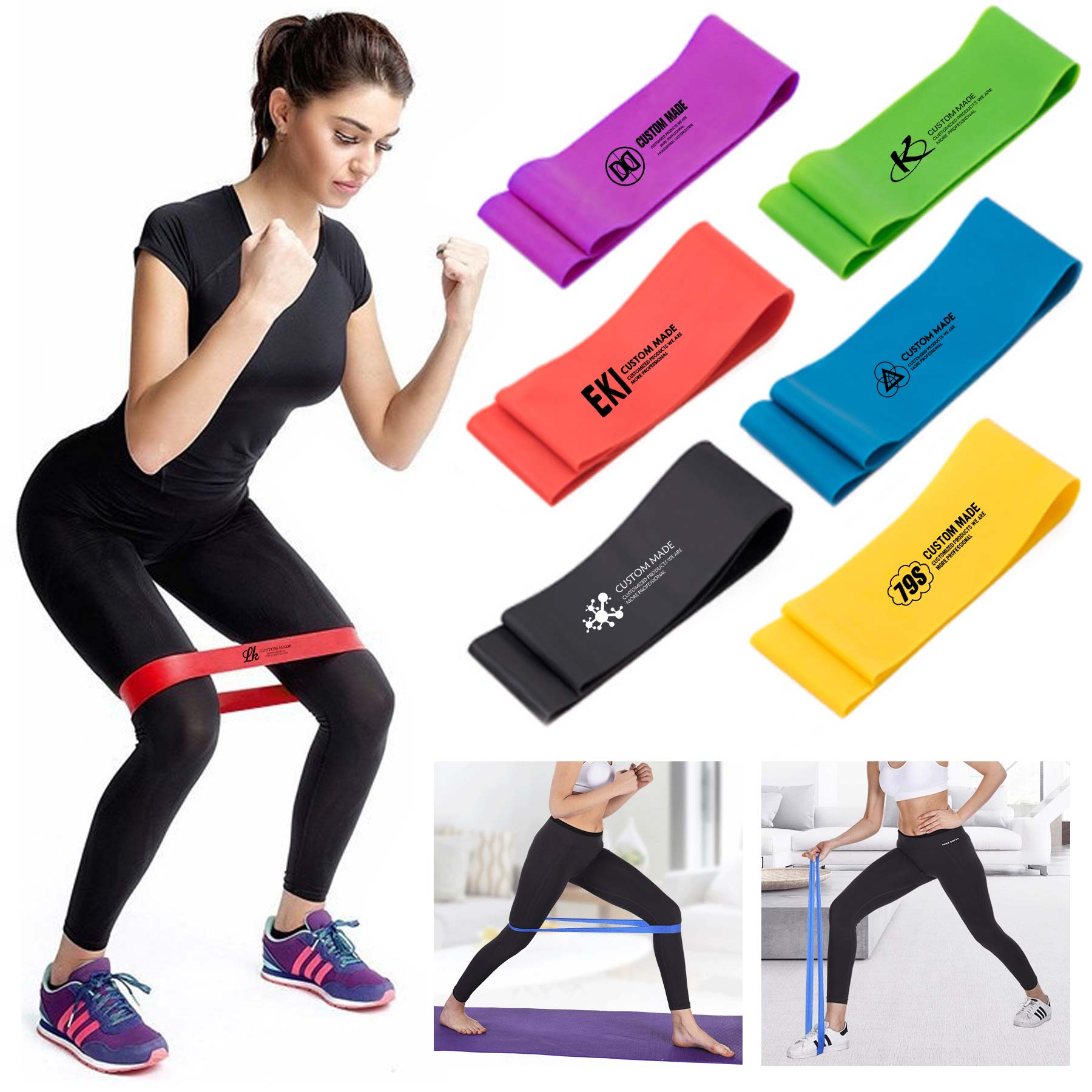Non-Latex Resistance Bands For Fitness 1