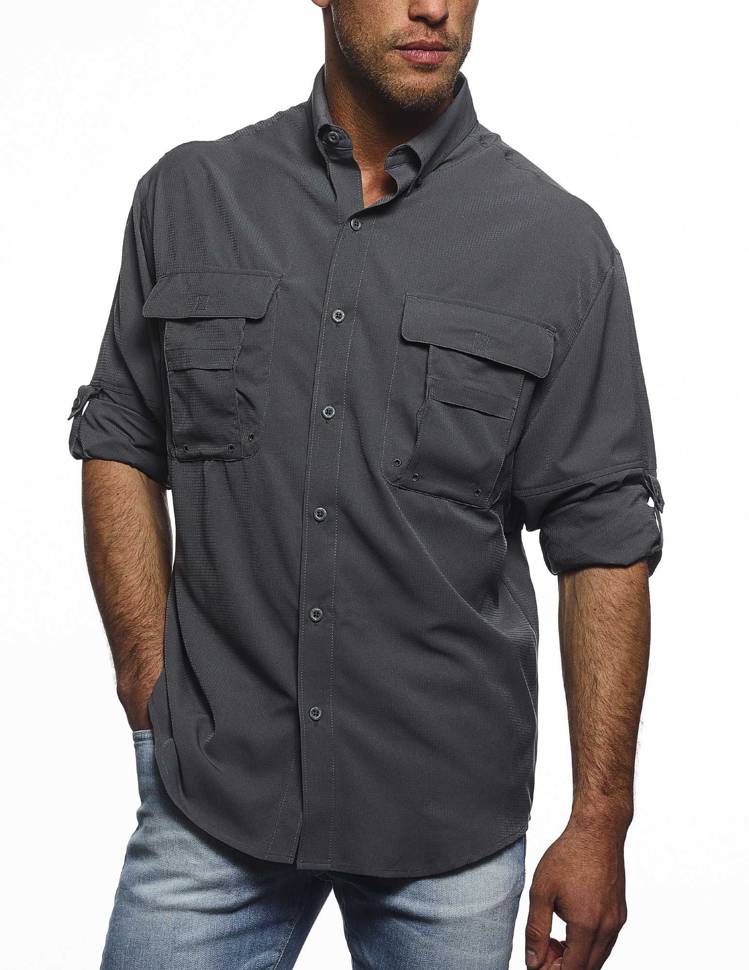 Men's Long Sleeve Fishing Shirt 4