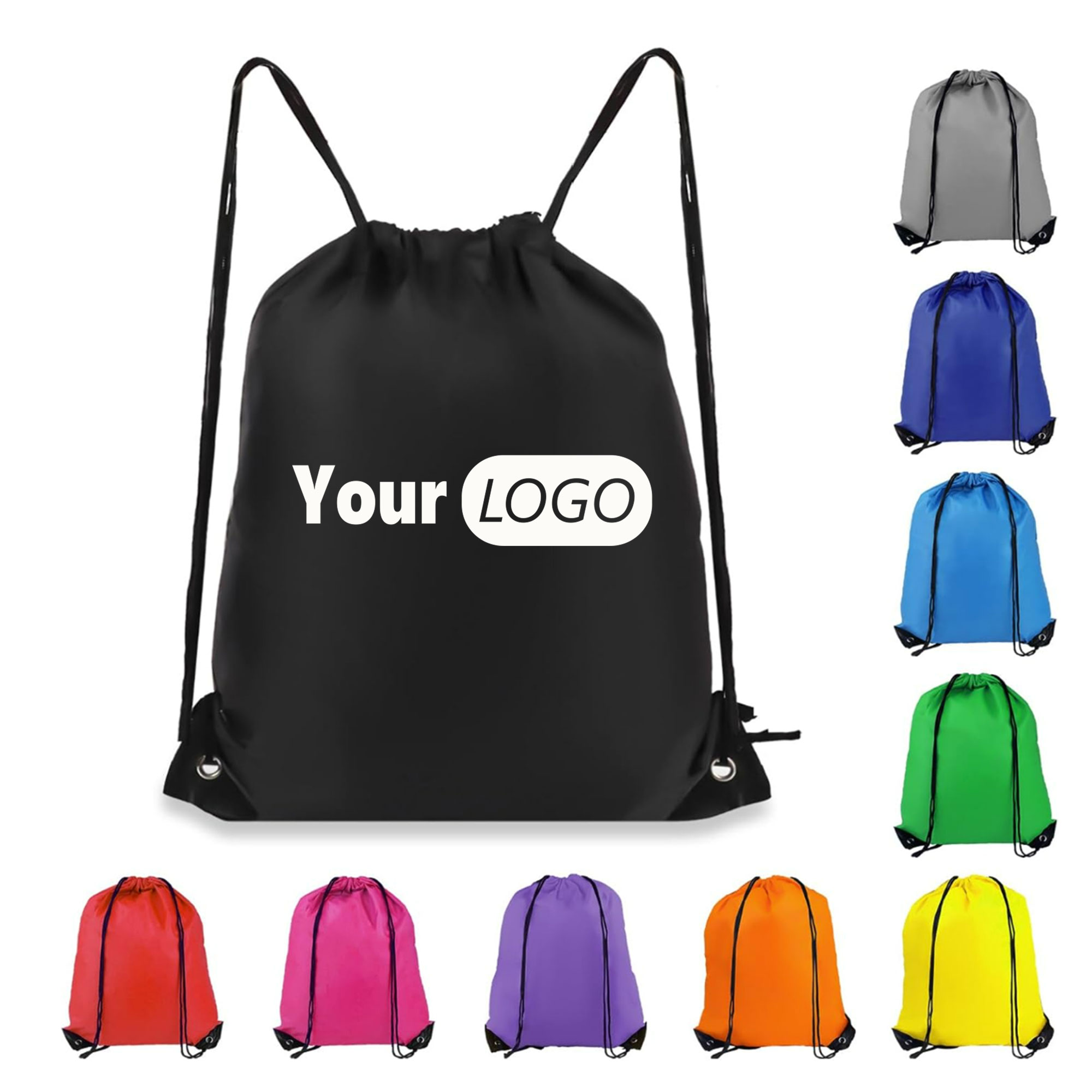 Water-Resistant Drawstring Backpack 1