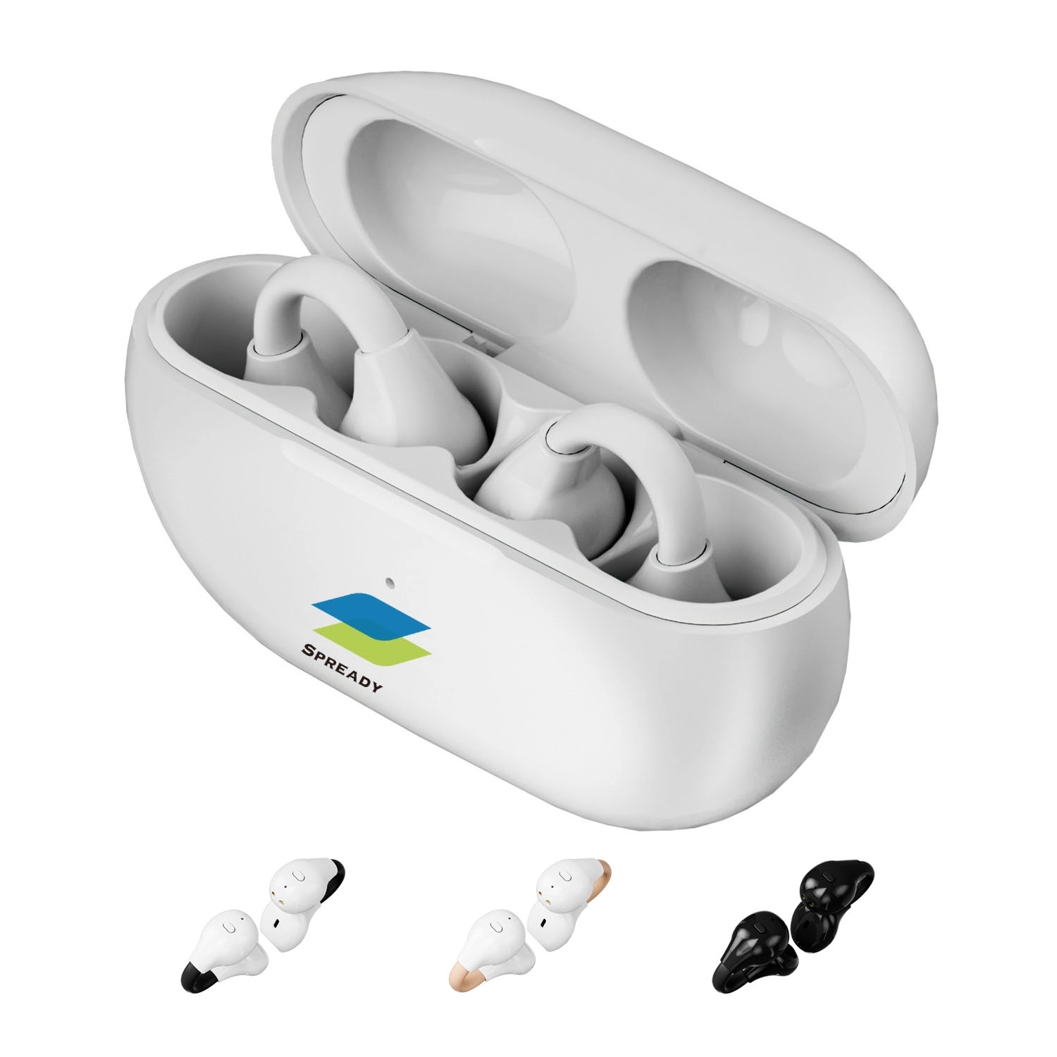 Open Ear Wireless Headphones Bluetooth 5.3 Clip-On Earphone 1