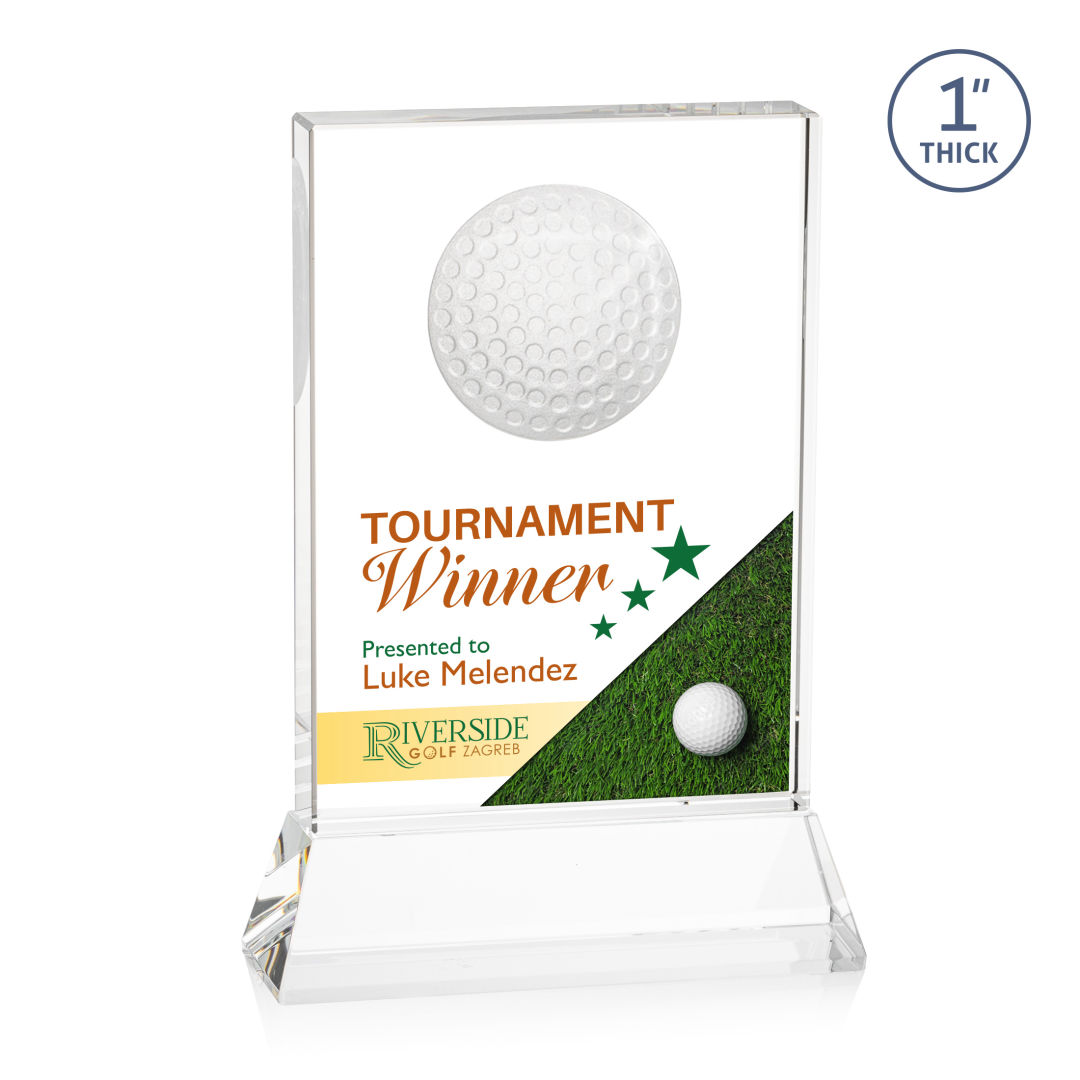 Pennington Golf VividPrint™ Award on Base - Clear 2