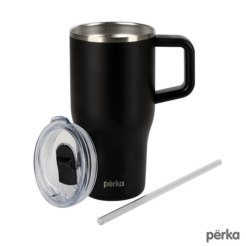 Perka® Myrton 20 oz. Double Wall, Recycled Stainless Steel Travel Mug 47
