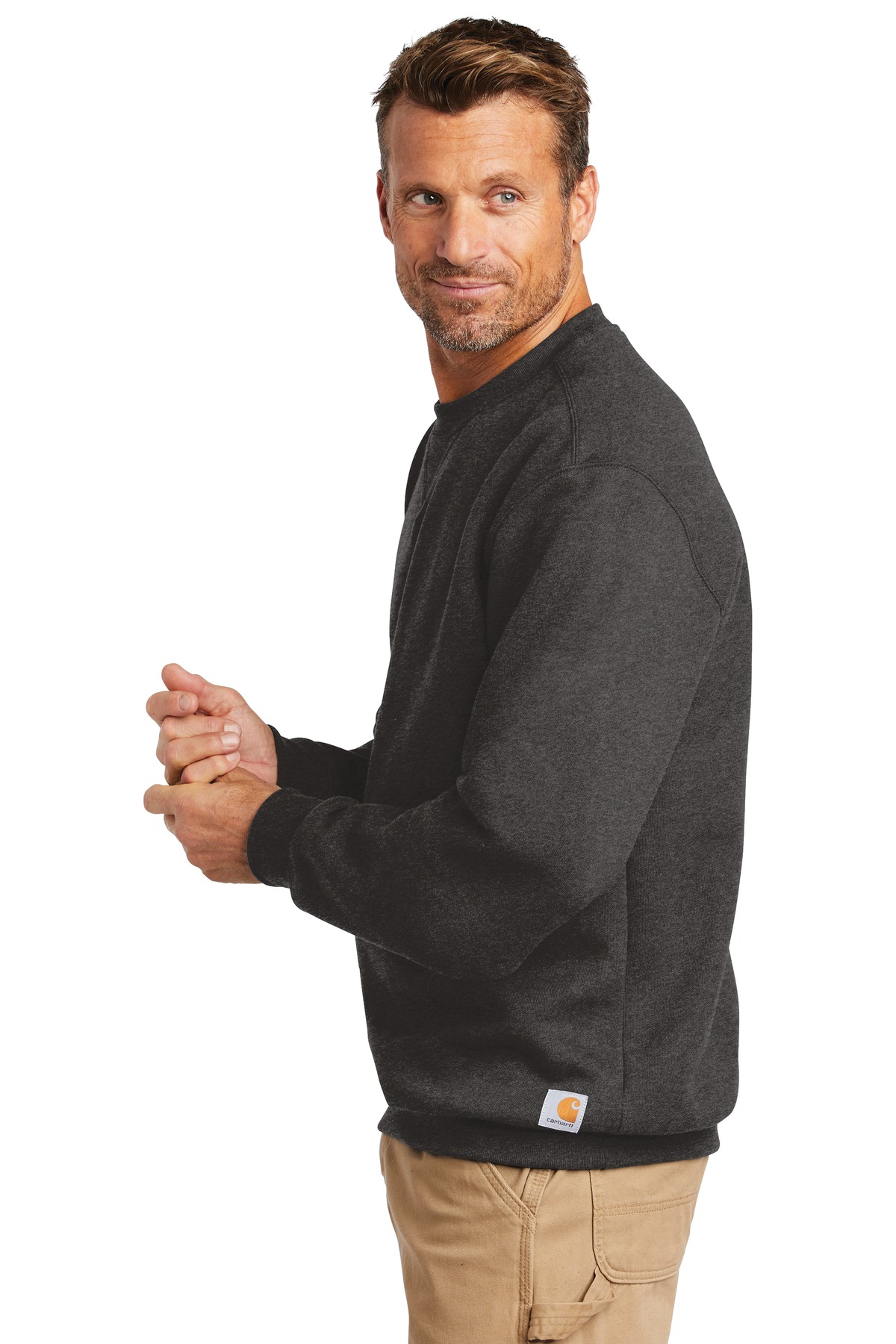 Carhartt Midweight Crewneck Sweatshirt. CTK124, custom hoodie or sweatshirt with logo imprint 31