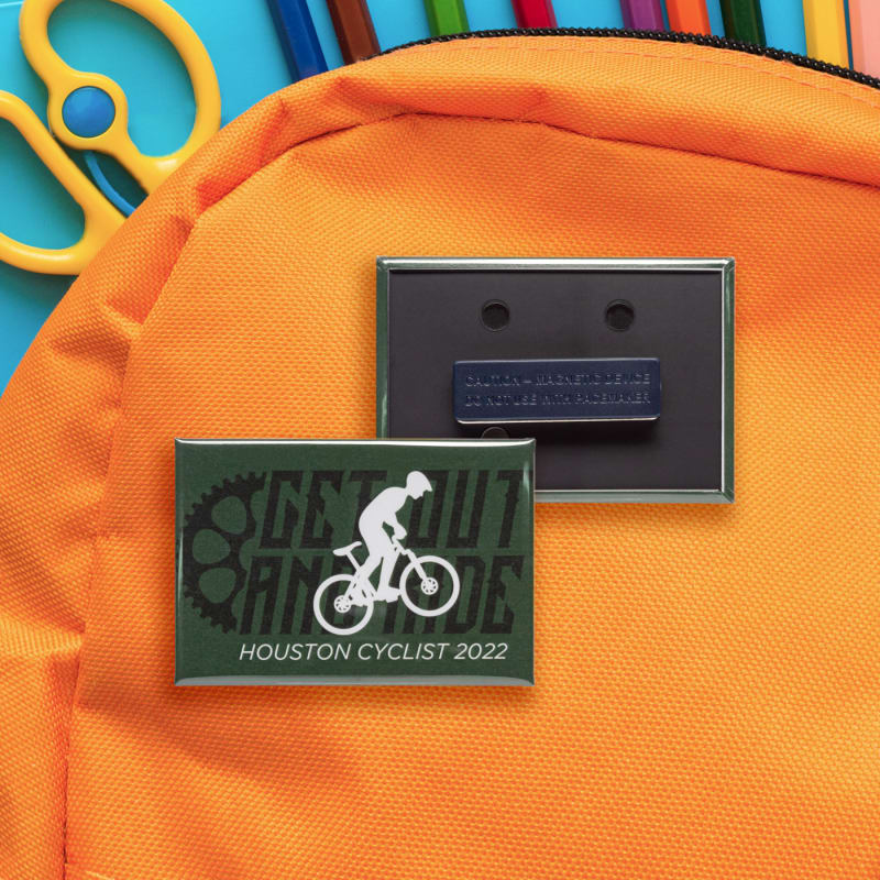 2 X 3 Inch Rectangle Wearable Clothing Magnet Buttons 9