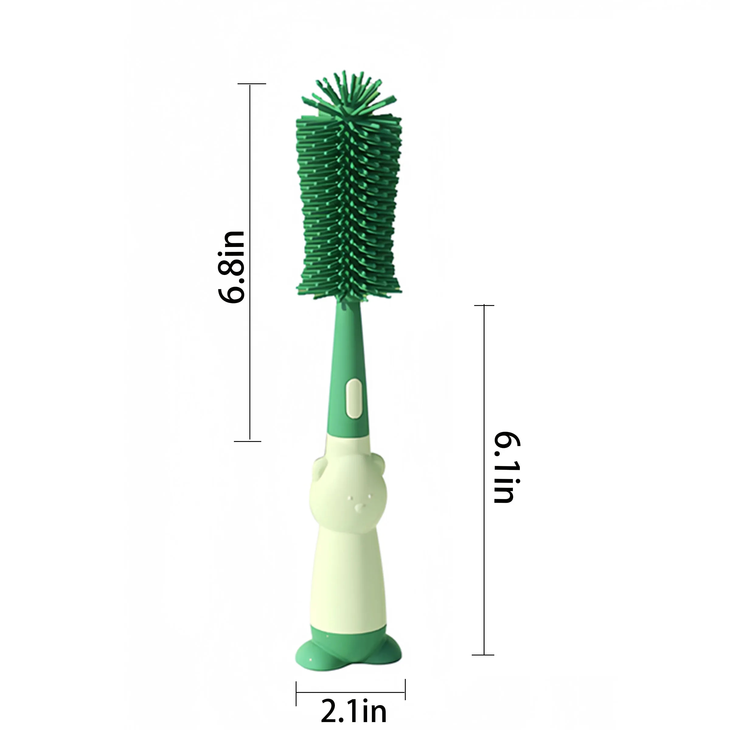 Silicone Multi Functional Portable Cleaning Bottle Brush 2