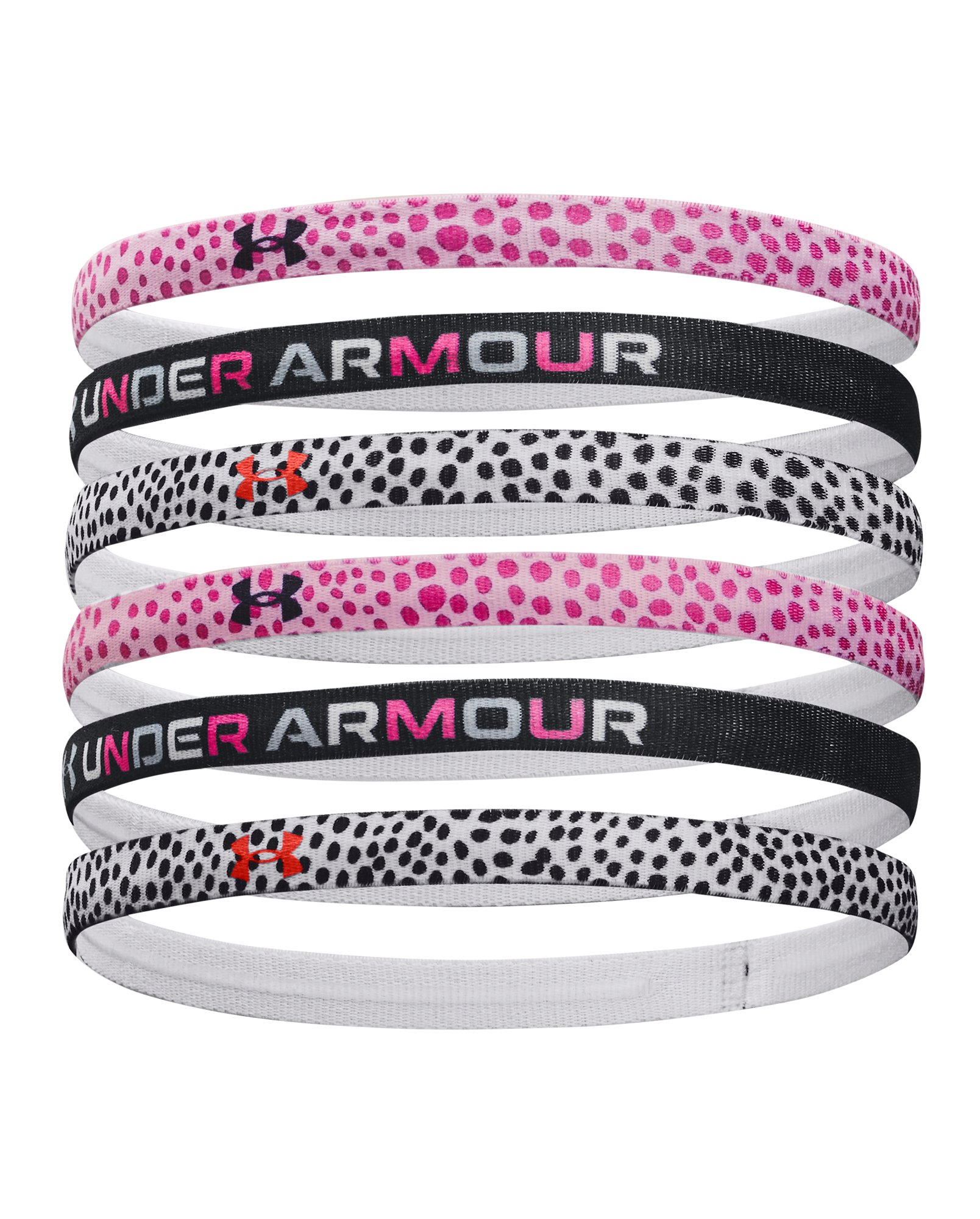 UA Graphic Girls' 6 Pack Headbands 28