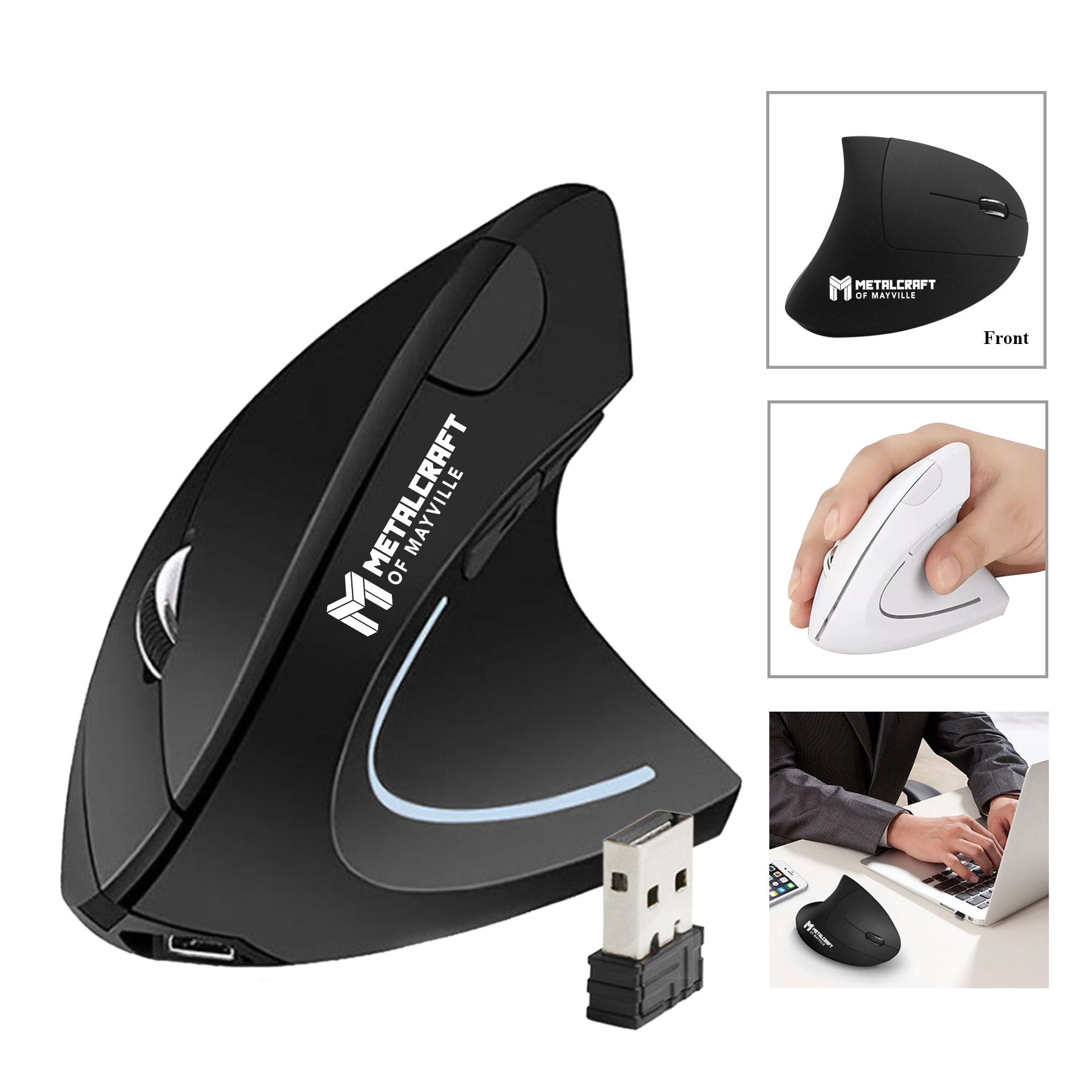 1600 DPI 2.4G Wireless Optical USB Mouse 2