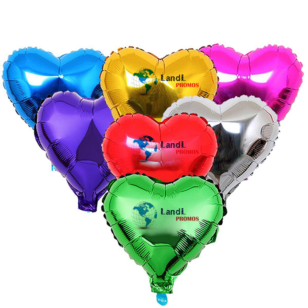 18 Inch Heart Mylar Balloons 2
