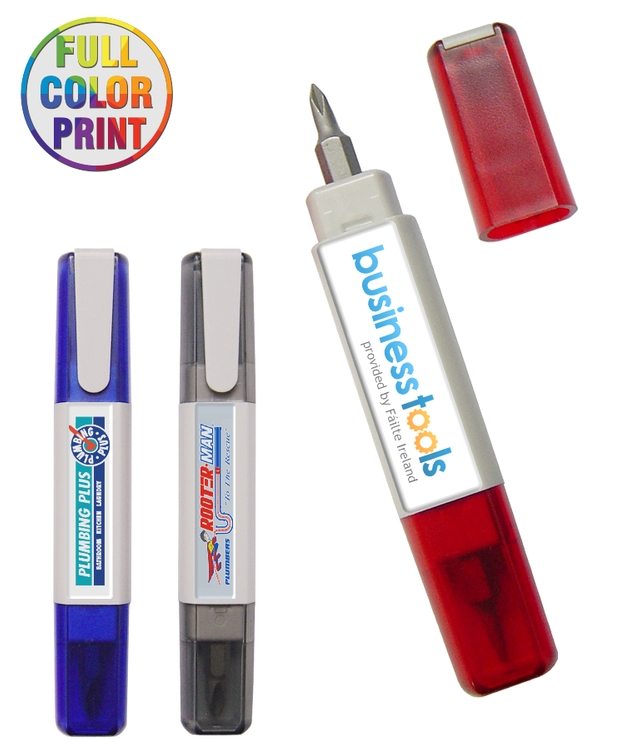 Pen Shaped Screwdriver Tool - Full Color Print 1
