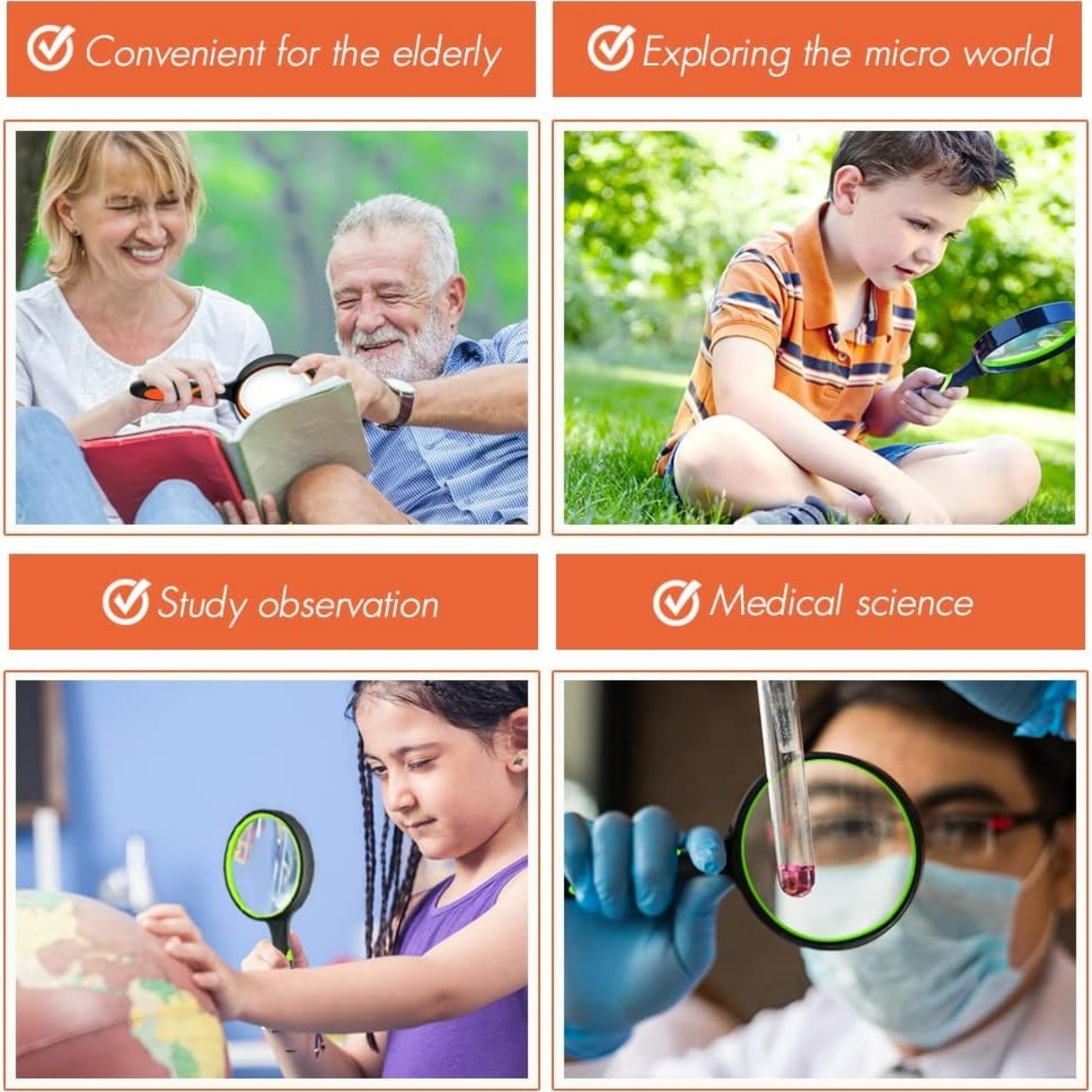 10X 100mm Handheld Magnifier 1