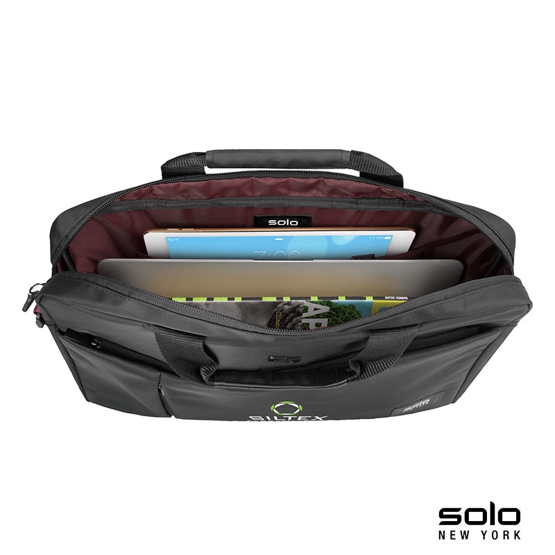 Solo New York Lead Slim Briefcase 6