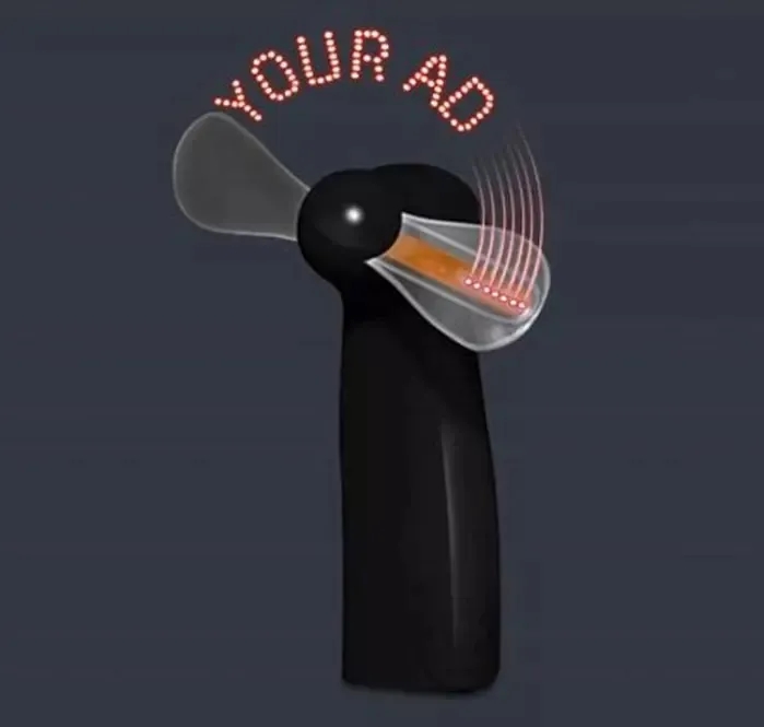 Custom LED Promotional Light Up Mini Fan 3