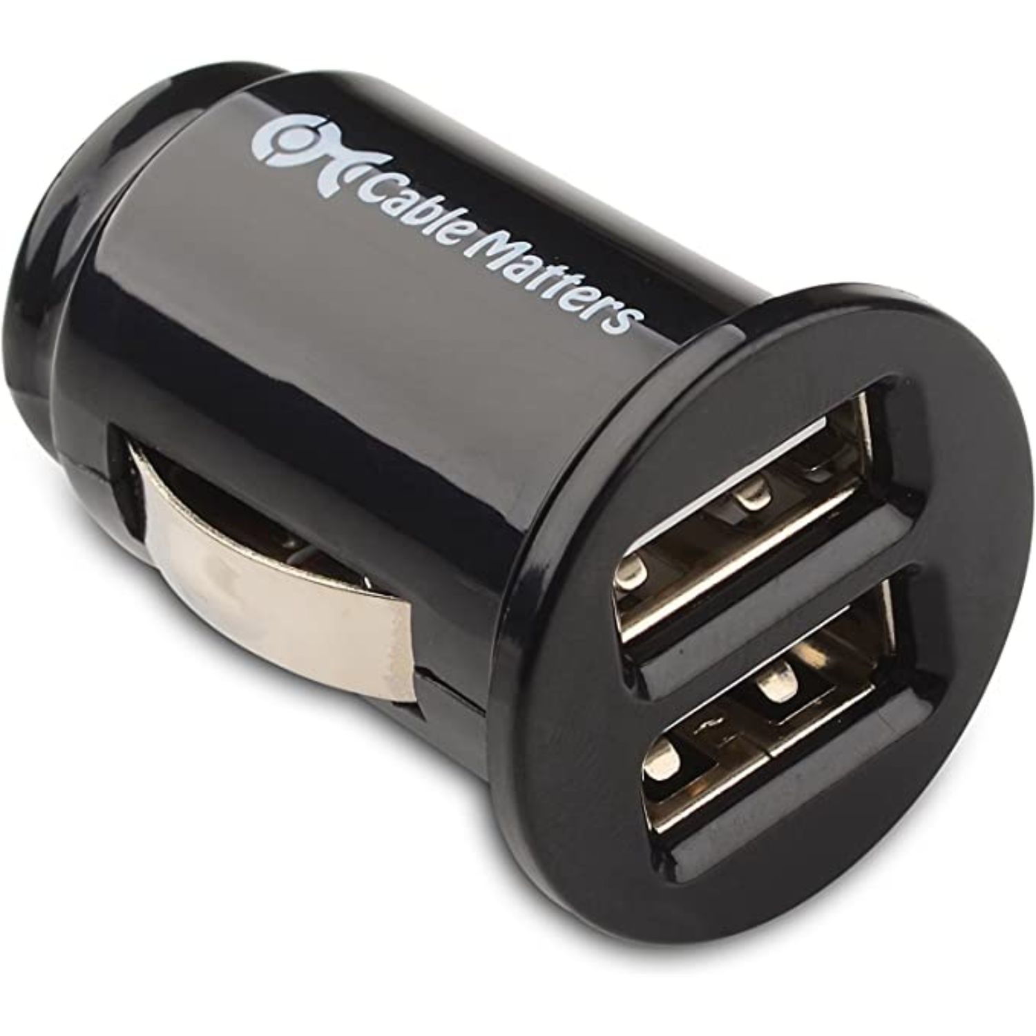 iTAGL Smart NFC Digital Business 2-Port USB Car Charger 3