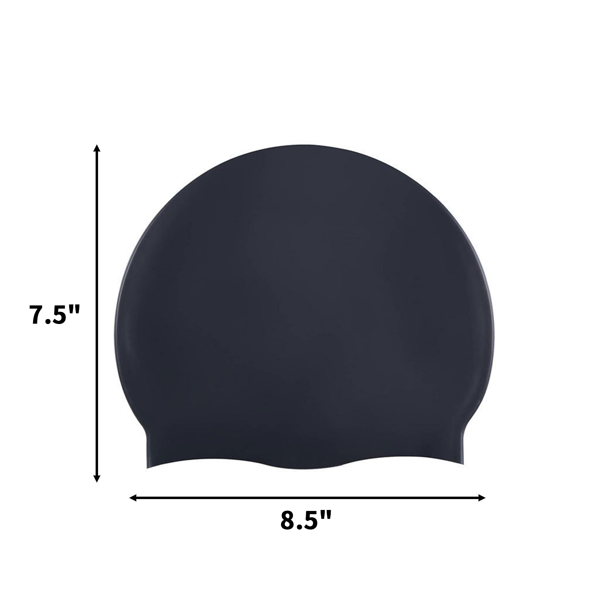 Silicone Swimming Cap 8.5" x 7.5" 10