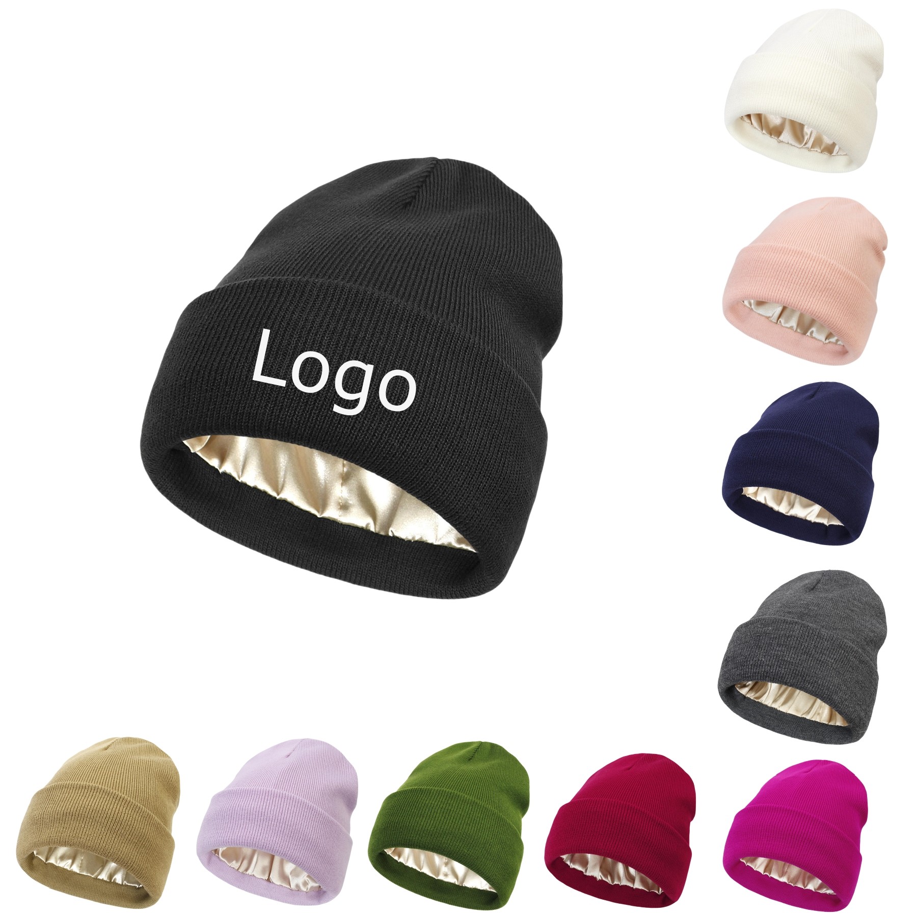 Satin Lined Beanie Hat