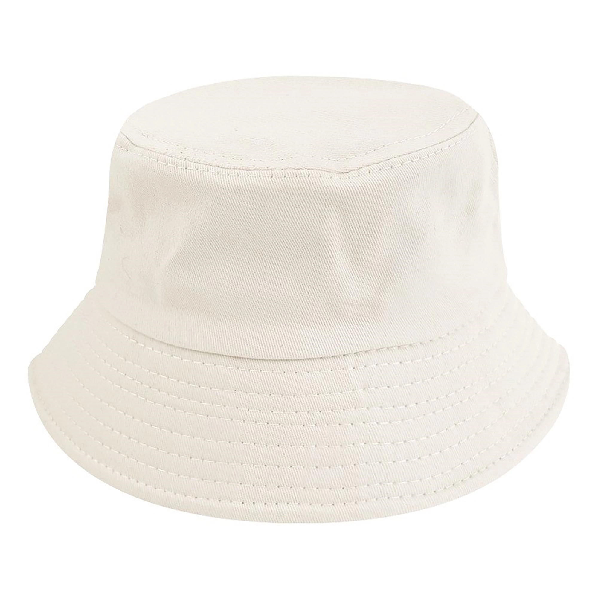 Embroidery Cotton Bucket Sun Hat 3