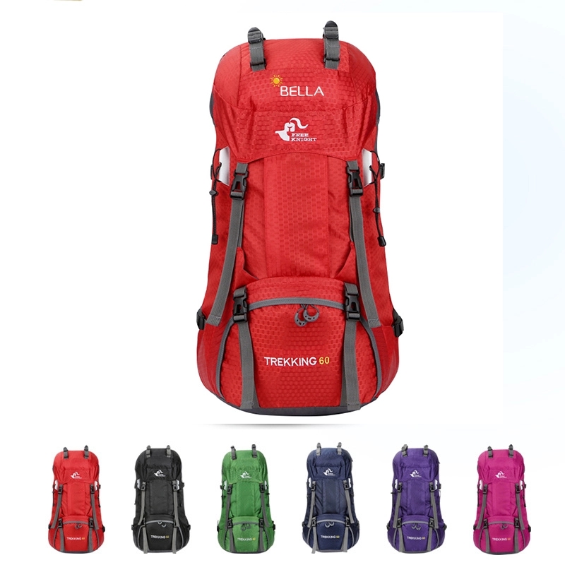 60L Waterproof Hiking Backpack - Daypack With Rain Cover 1