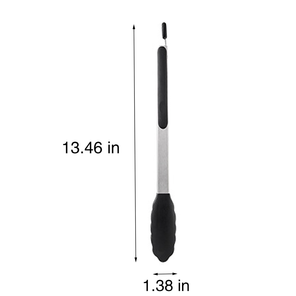 Stainless Steel Silicone Wire Tail Handle Food Clip 3