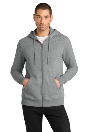 District Perfect Weight Fleece Full-Zip Hoodie DT1103 23