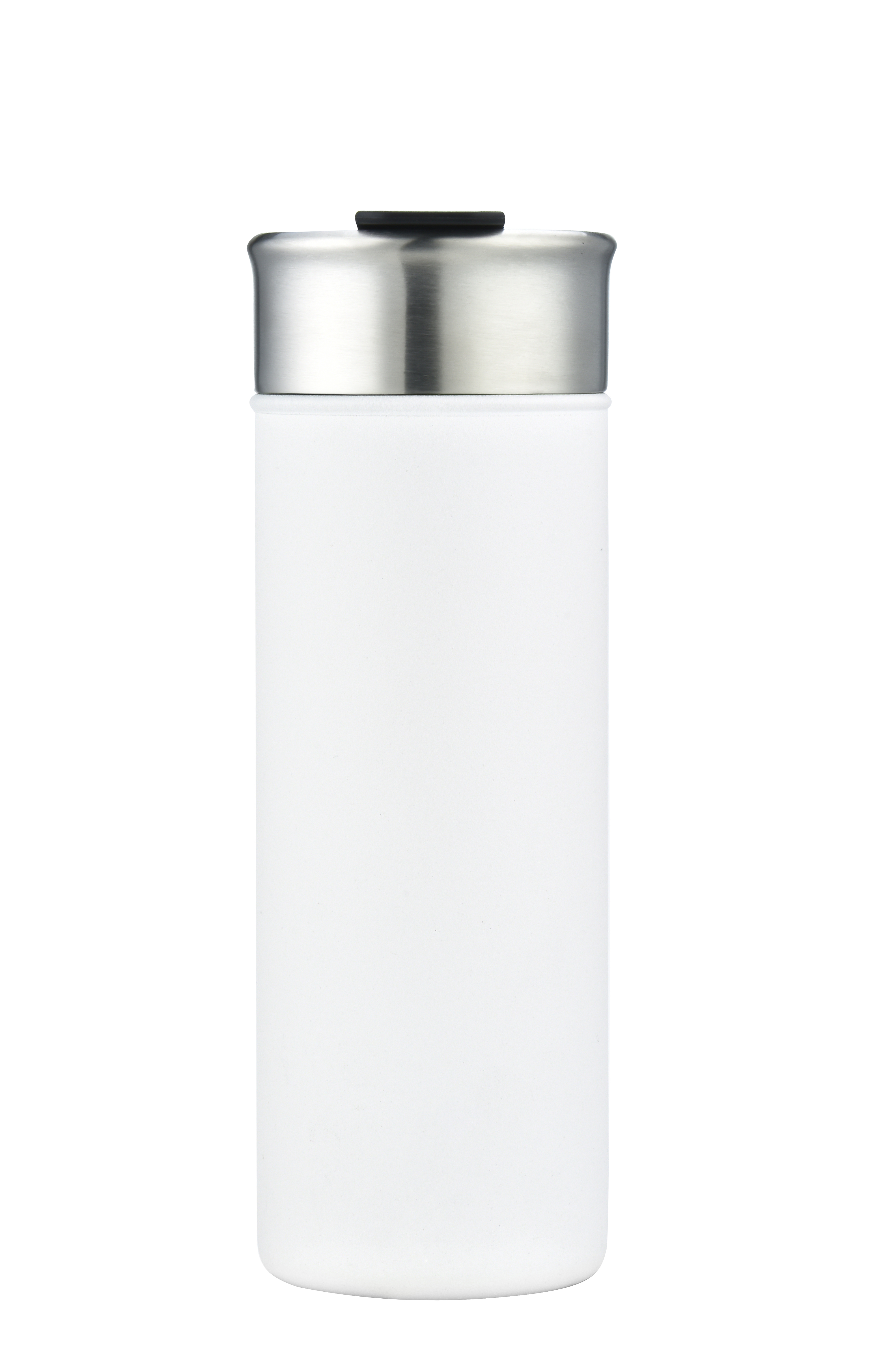 Endura 20 oz White Stainless Steel Bottle, custom water bottle with logo imprint 2