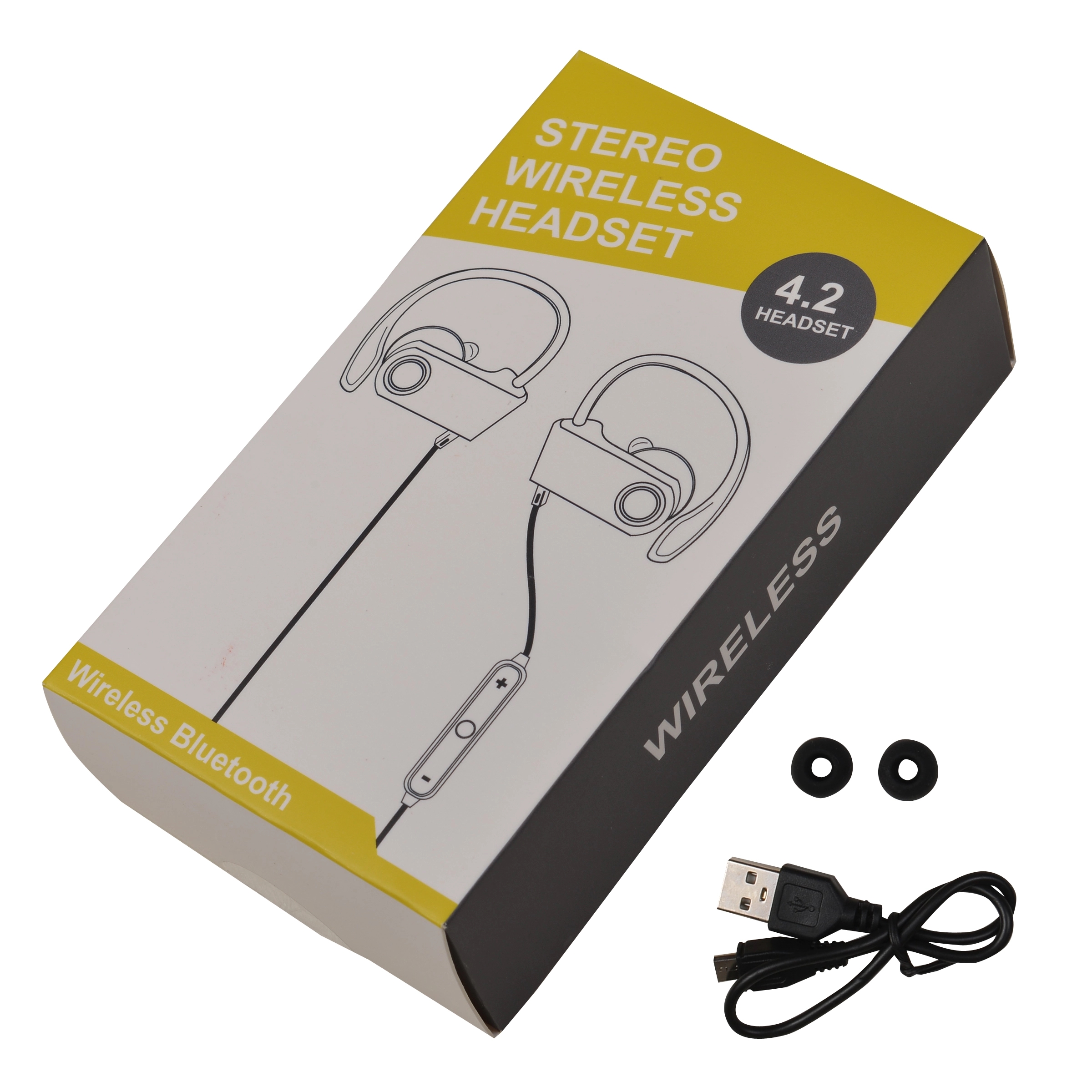 4.2 Bluetooth Wireless Stereo Sport Earbud Headphones 2