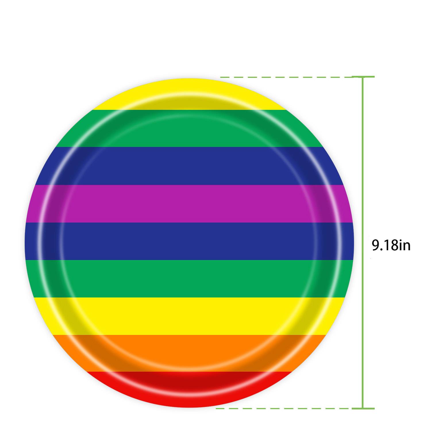 Rainbow Plates 5