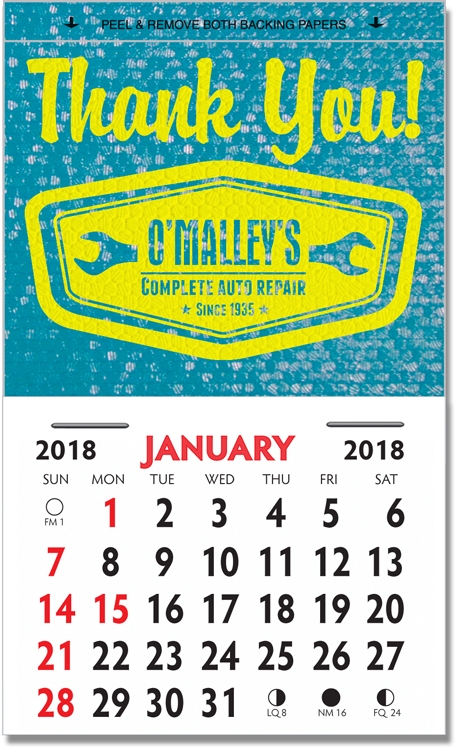 Kwik-Stik Grande Textured Vinyl Calendar 3