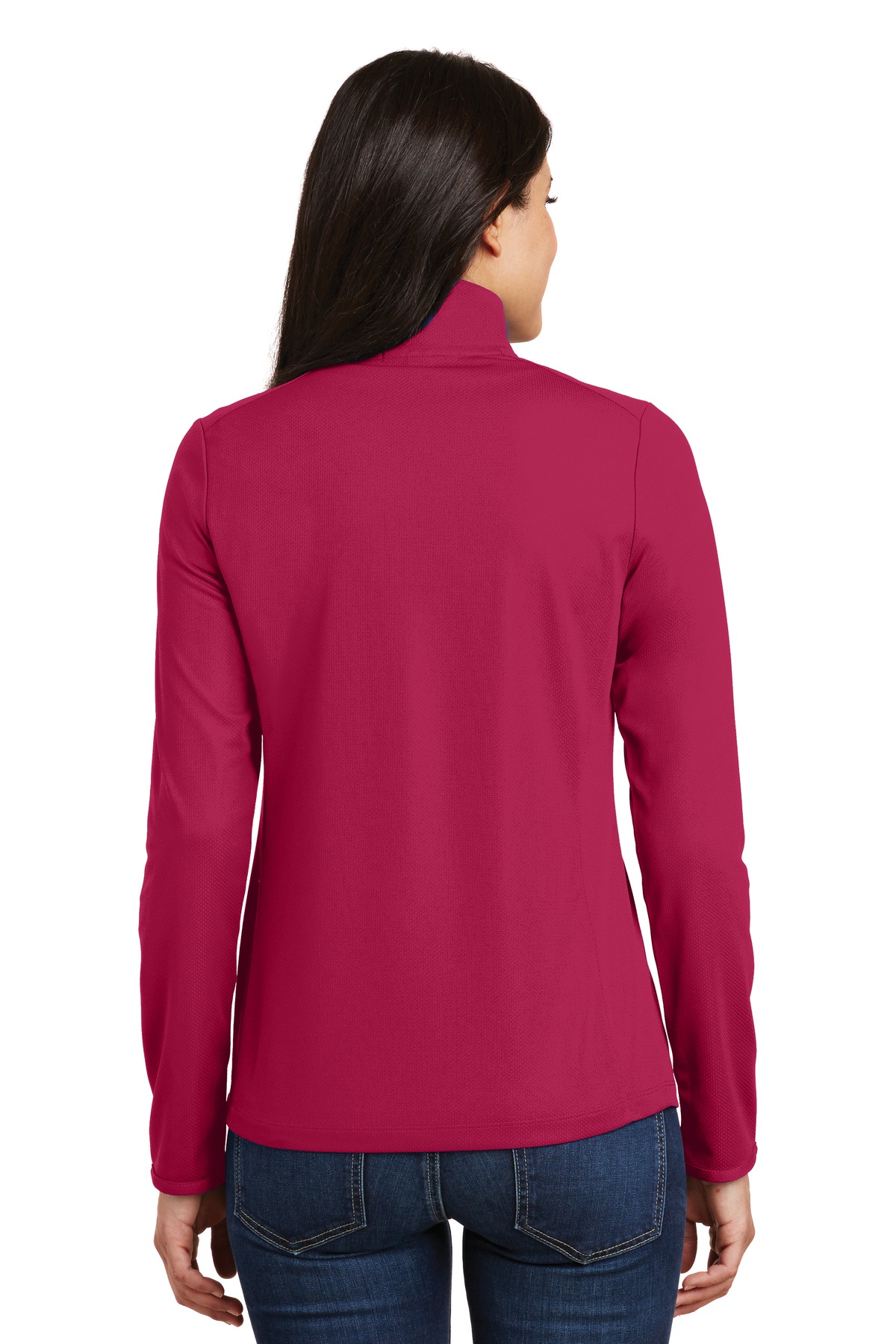 Port Authority® Women's Pinpoint Mesh 1/2-Zip 31