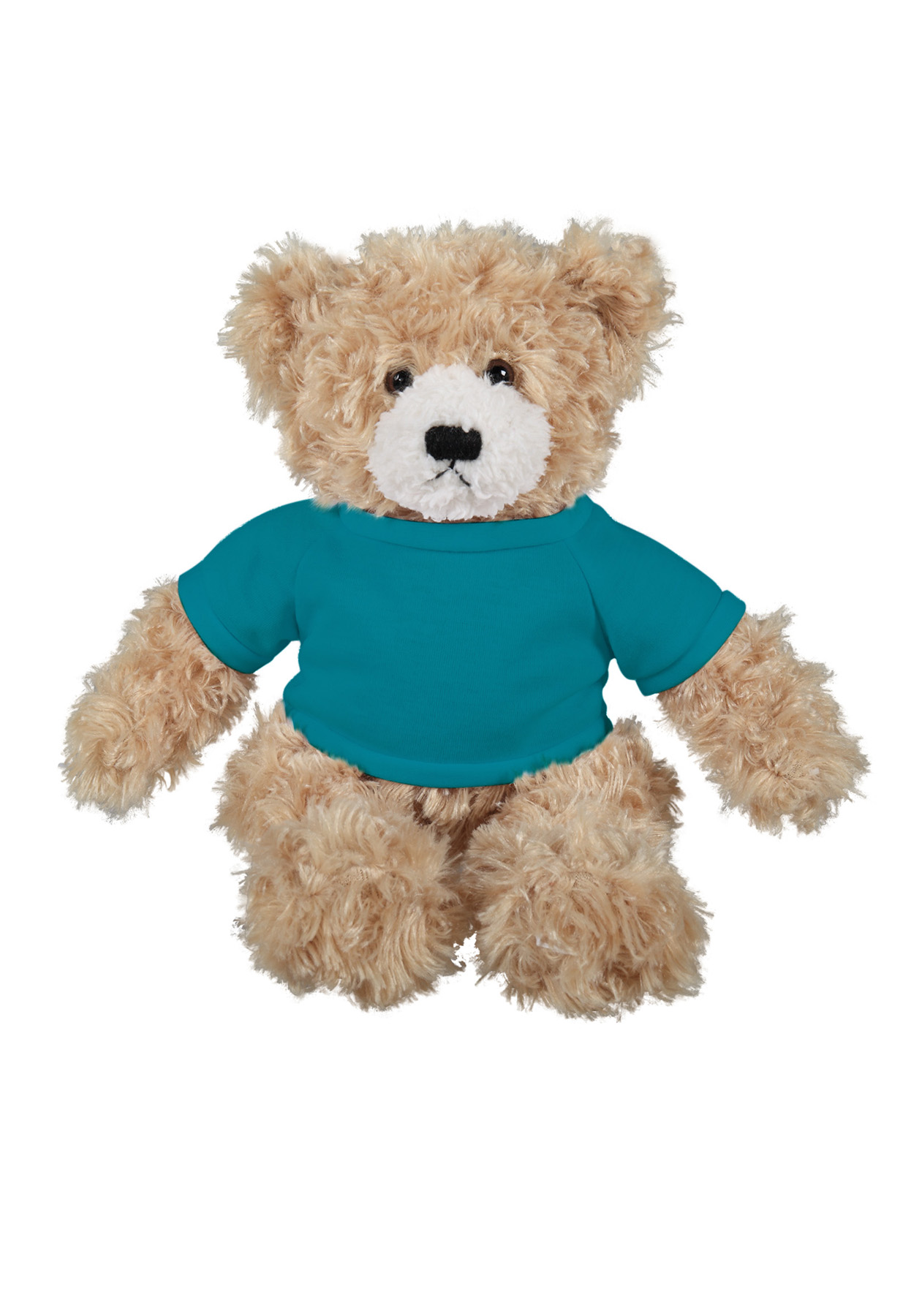 soft plush Beige Brandon Bear  with t-shirt 14