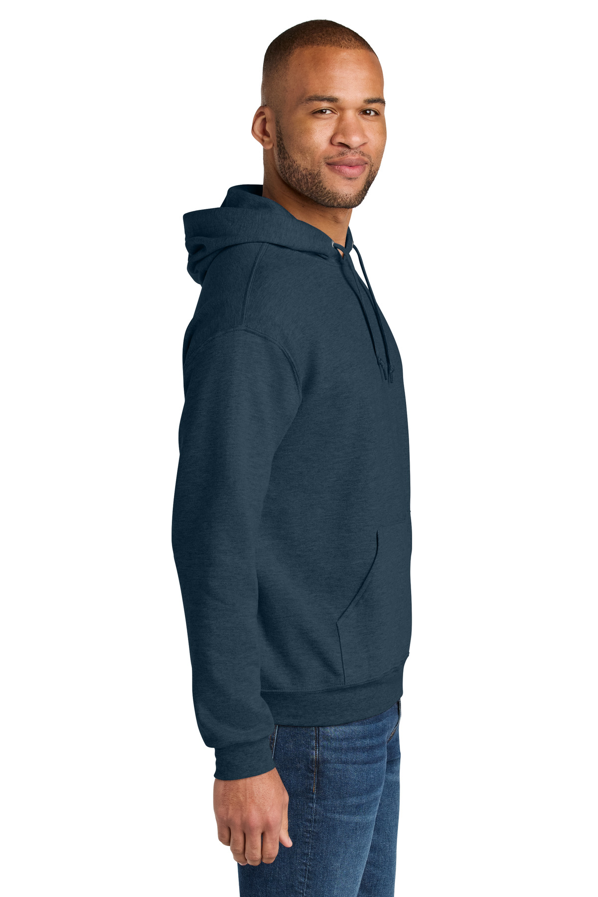 Jerzees Ultimate Unisex CVC Ring Spun Hooded Sweatshirt IC49M 76