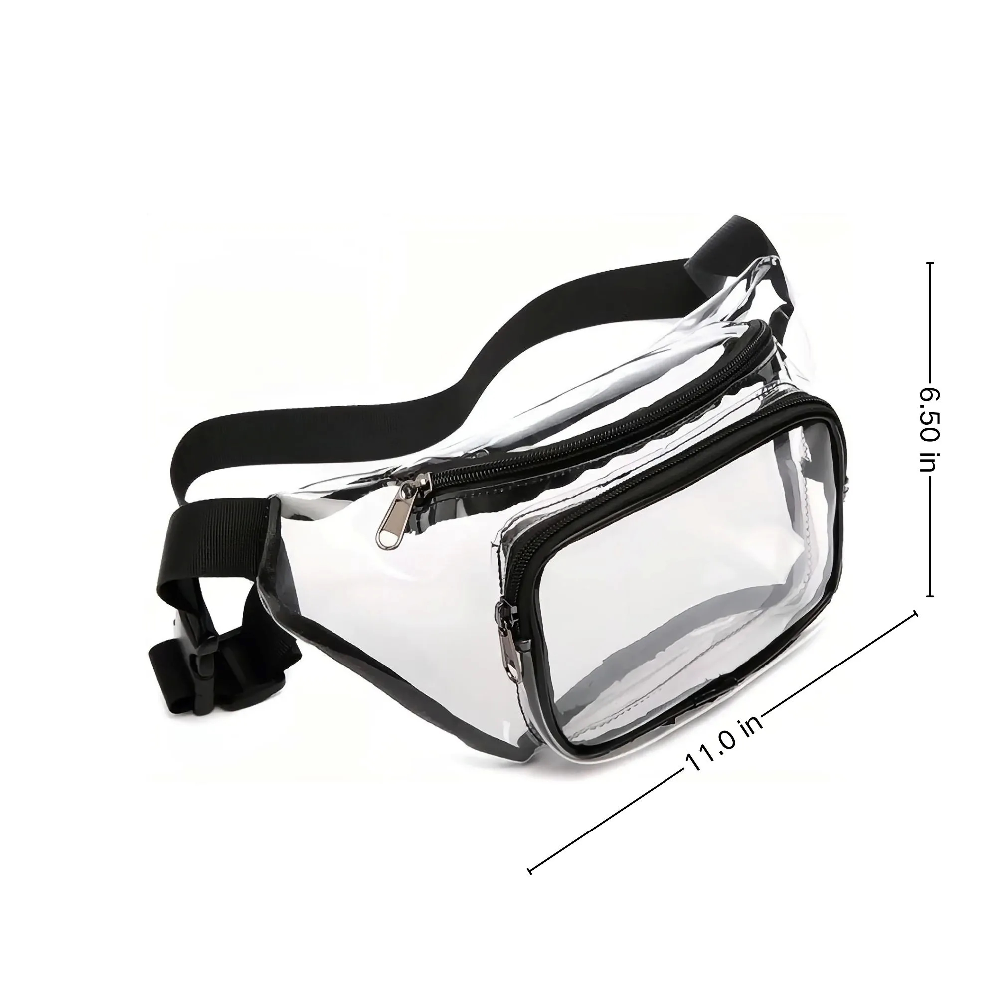 PVC Transparent Adjustable Large Capacity Sports Waist Pack 5