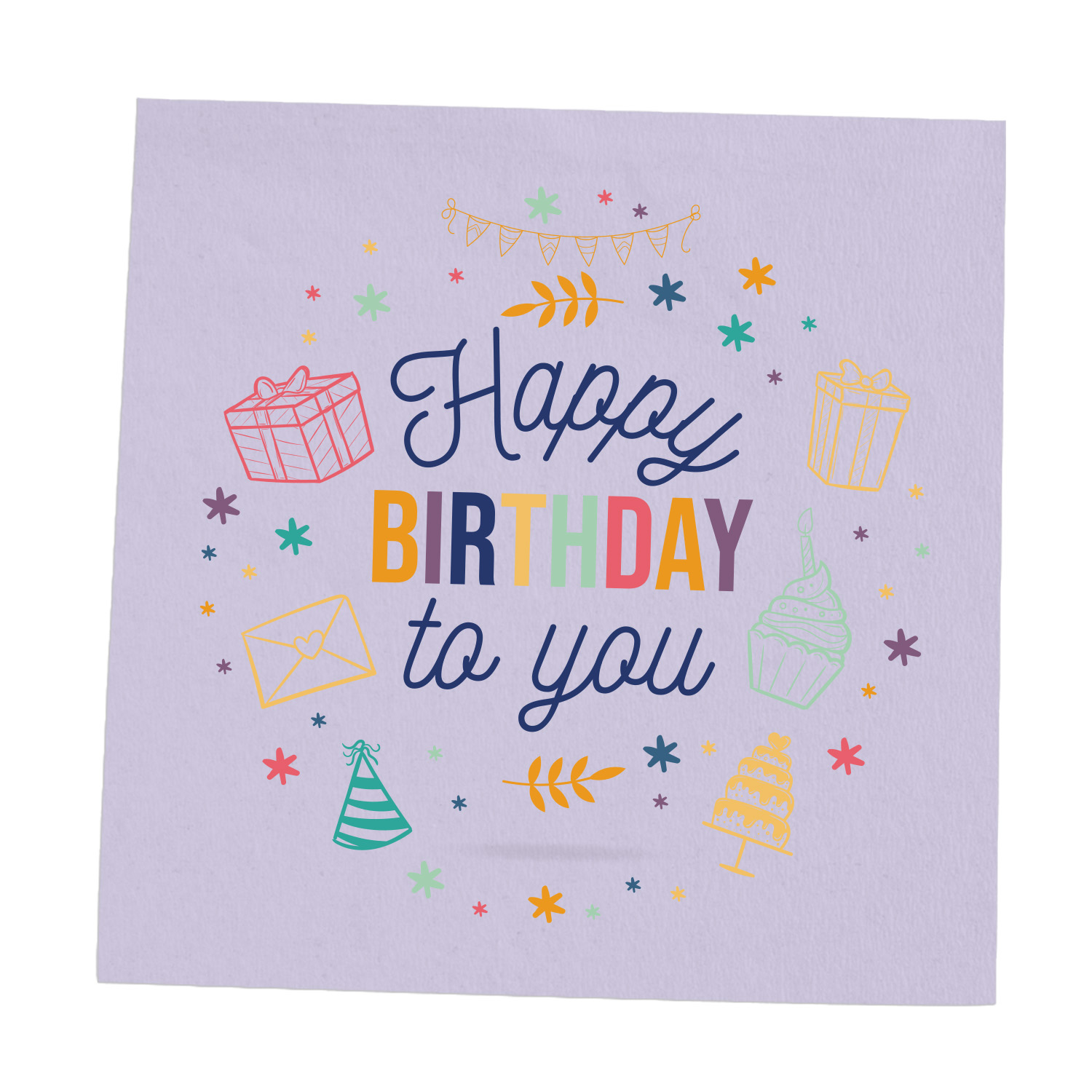 5" x 5" Cocktail Napkin (2-Ply) 2