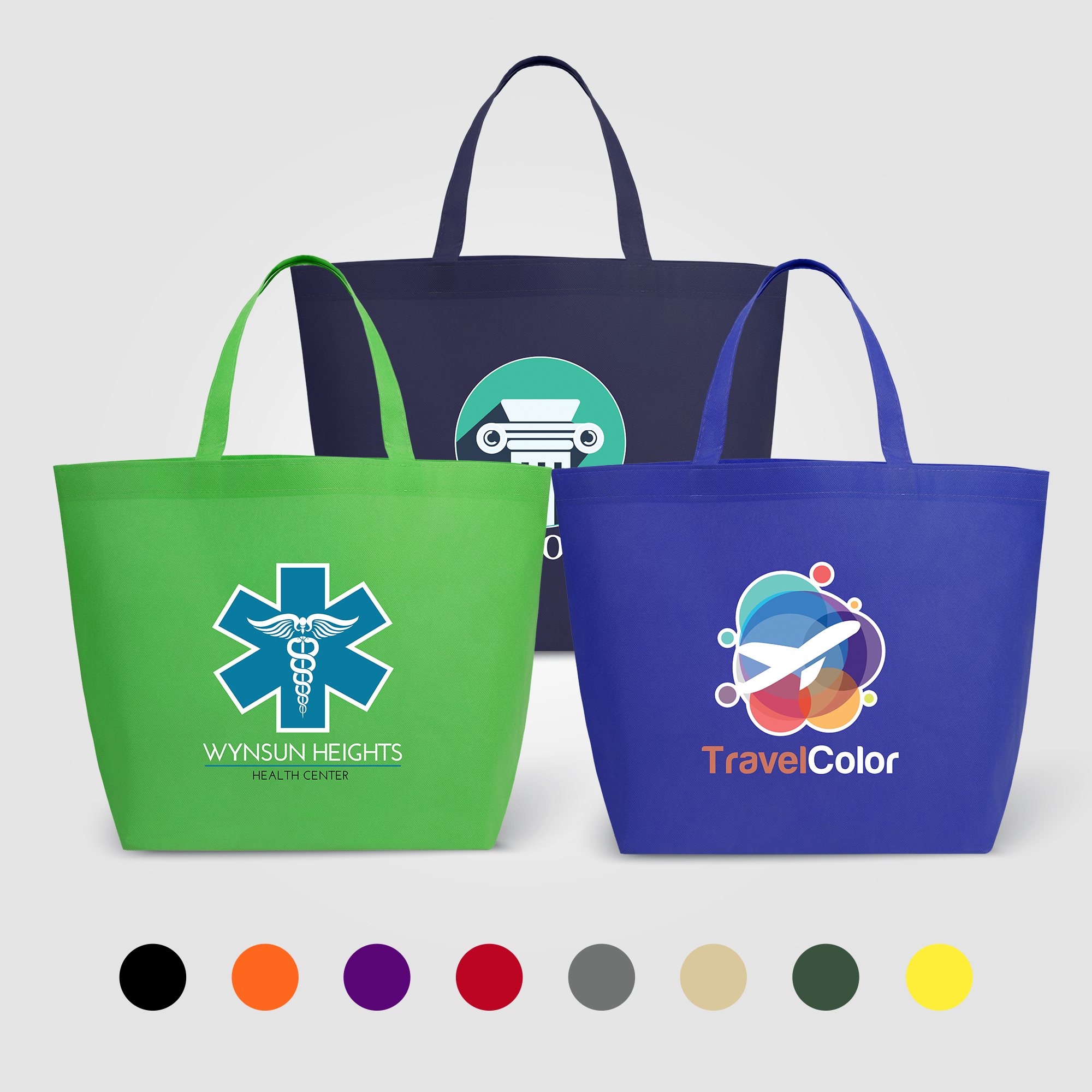 Julian - Non-Woven Shopping Tote Bag 8