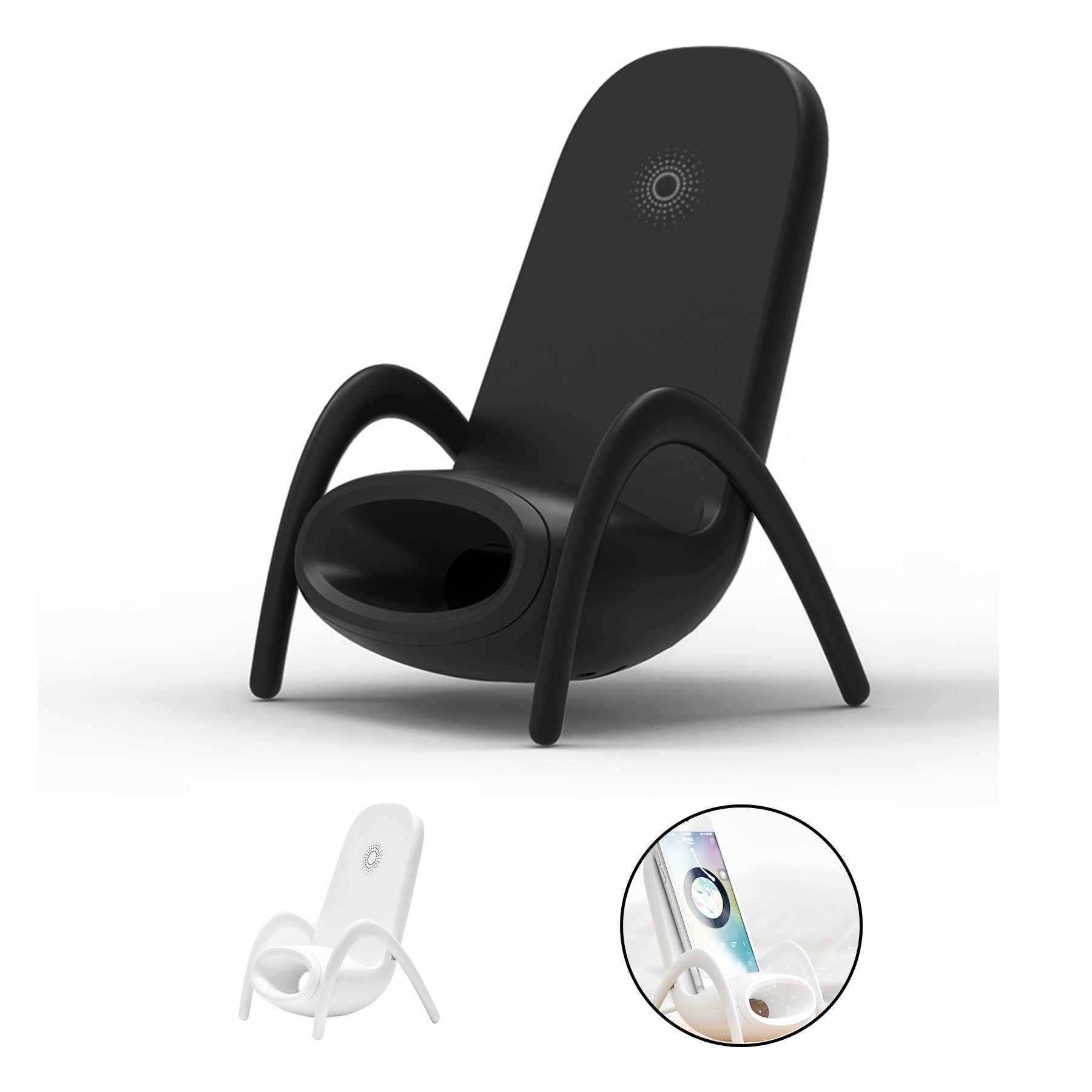 Wireless Charger Stand Loudspeaker 3