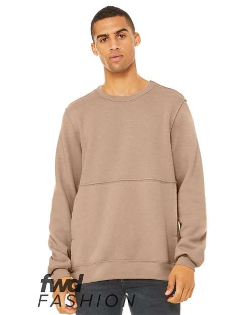 FWD Fashion Raw Seam Crewneck Sweatshirt - 3743 9
