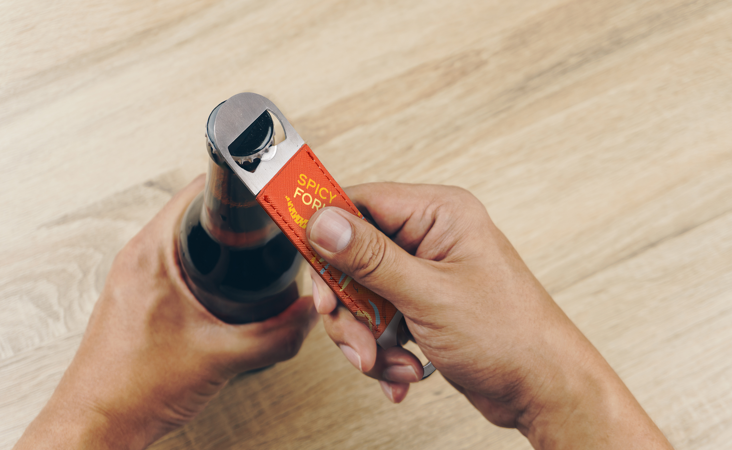 Vegan Leather Bar Key