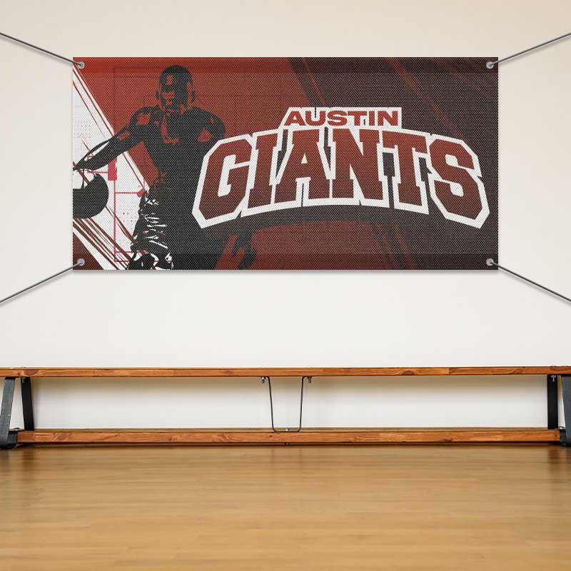 Custom 3' X 6' Mesh Banners 2