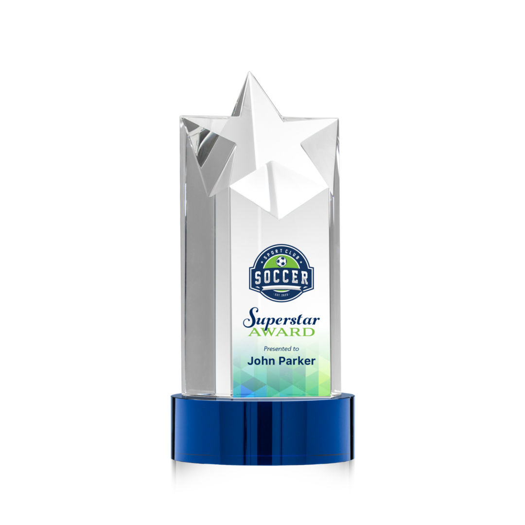 Berkeley VividPrint™ Award on Stanrich Base - Blue 13