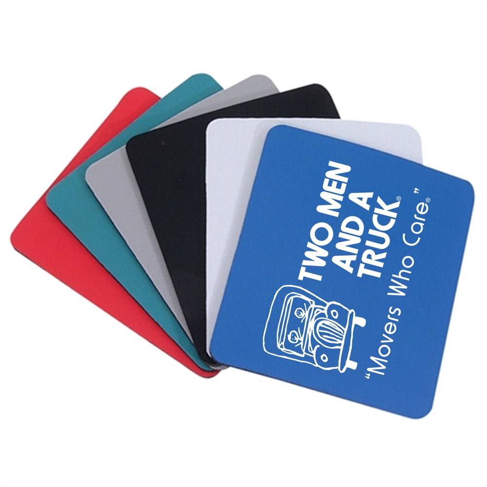 Soft Surface Mouse Pad w/ Rubber Base (9-1/8"x7-3/4"x1/8") 1