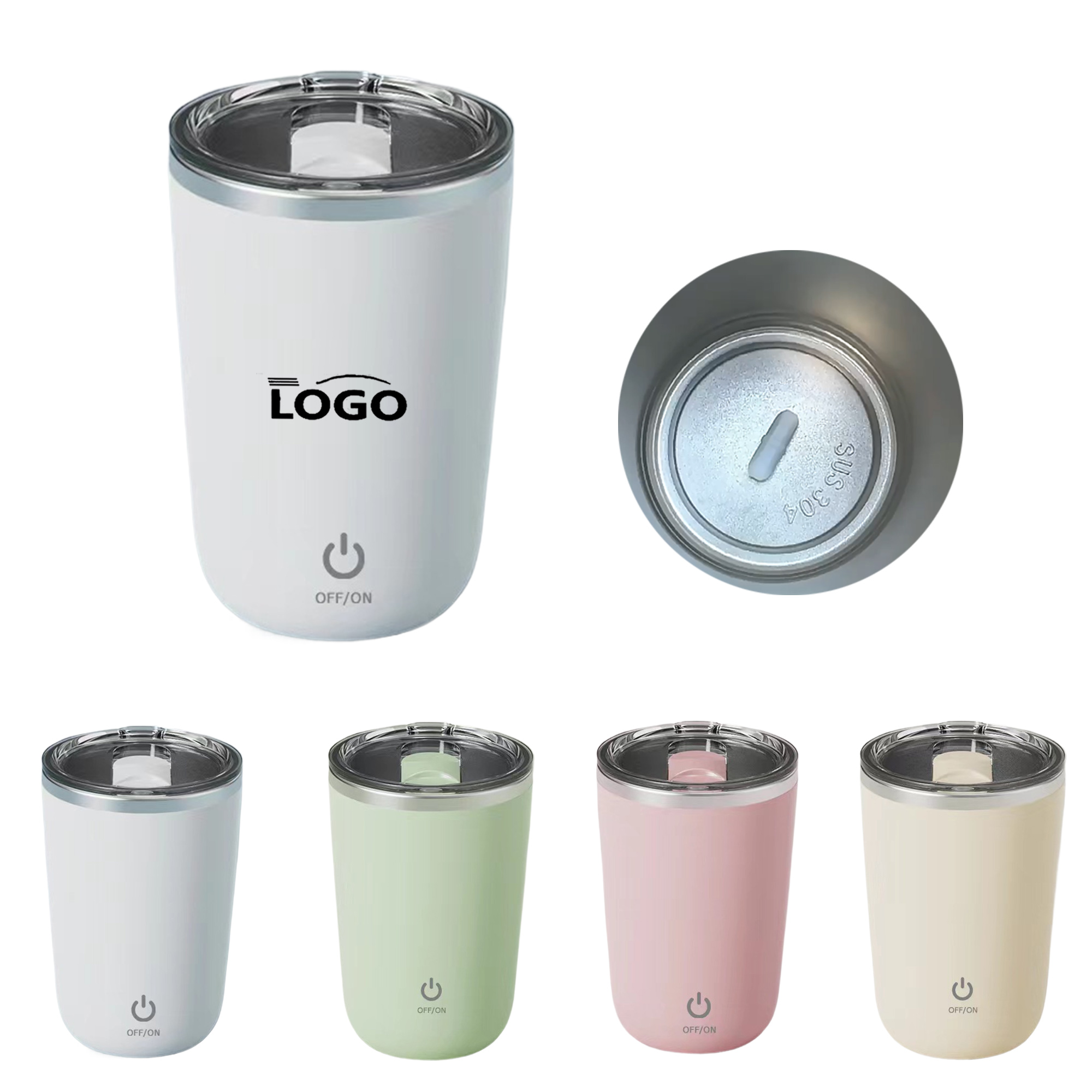 Electric Stirring Magnetic Travel Mug 2