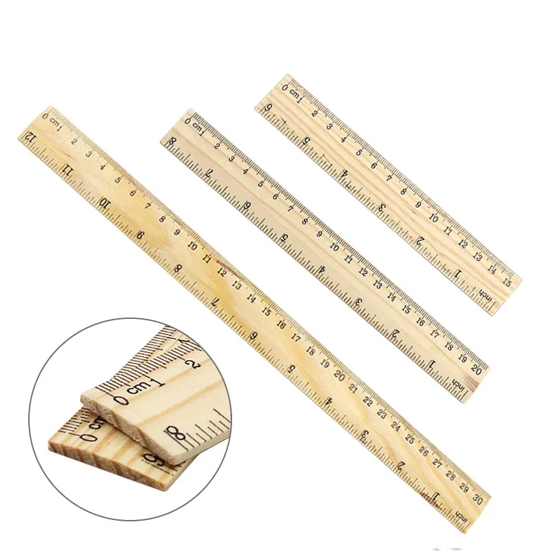 Custom 6 Inch Wooden Ruler 2