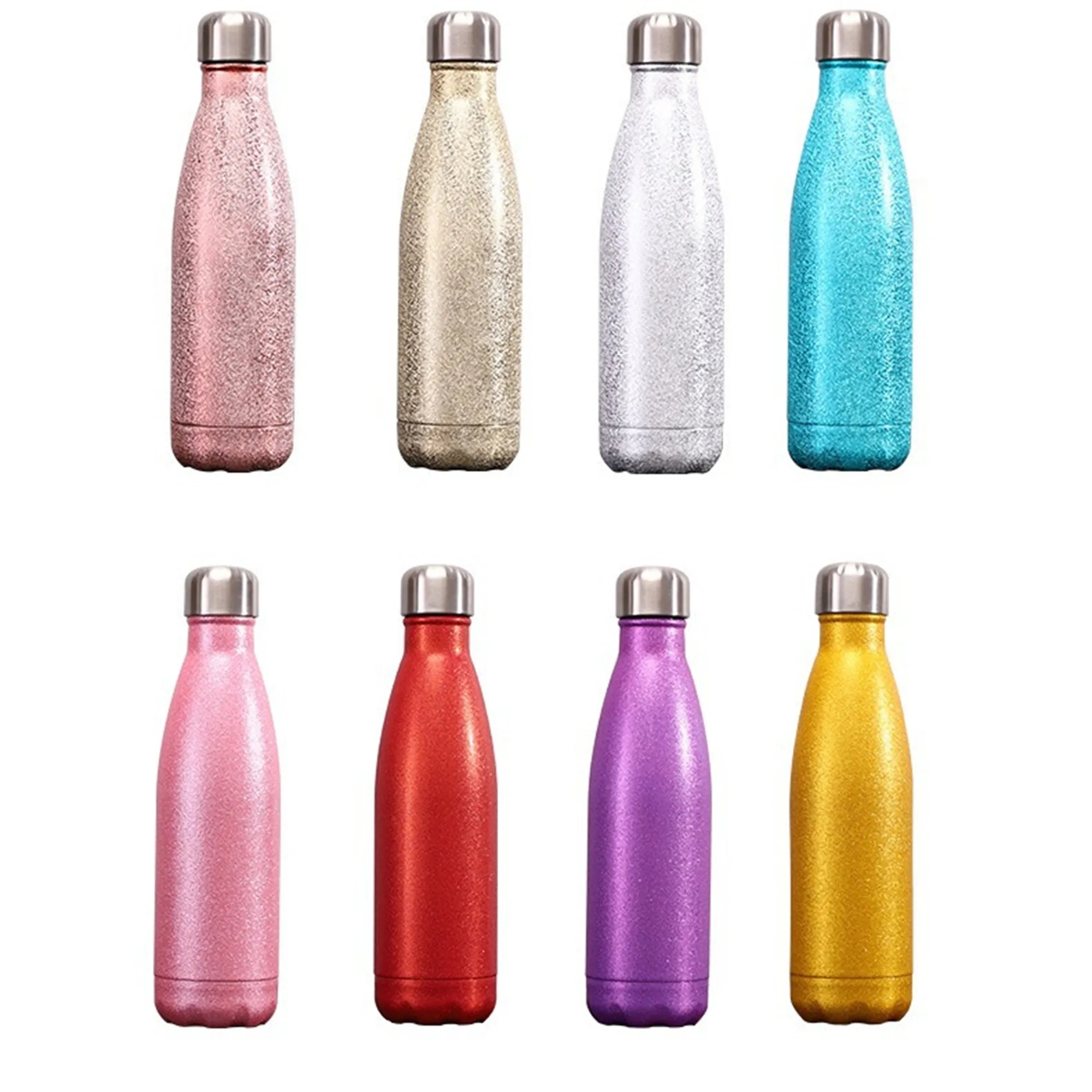 18 oz. Glitter Color Water Bottle 3