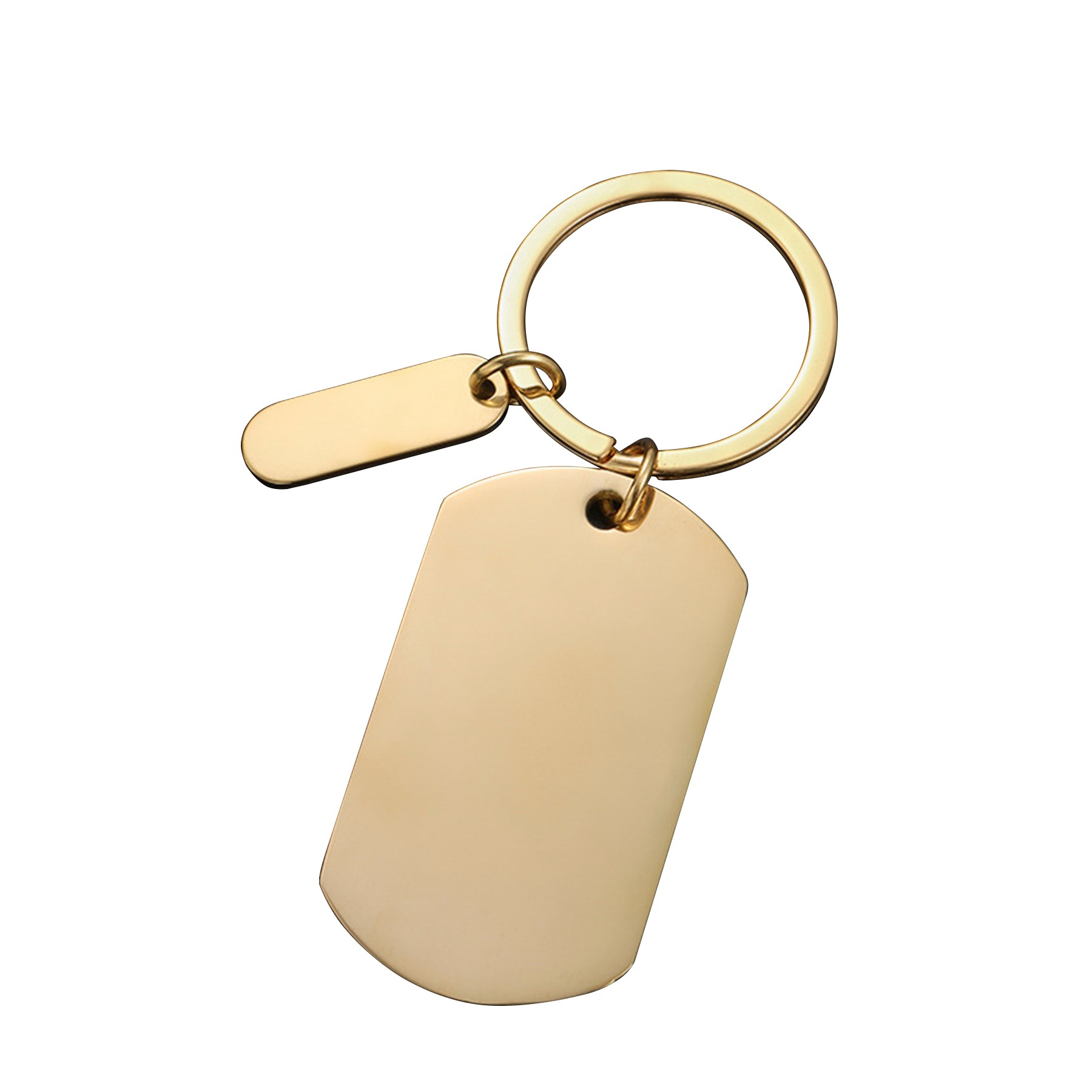 Stainless Steel Dog Tag Keychain 5