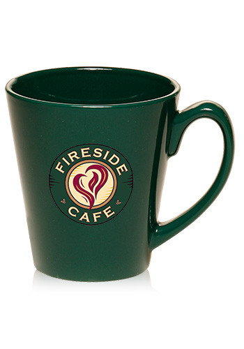 12 oz. Glossy Ceramic Latte Coffee Mugs 25